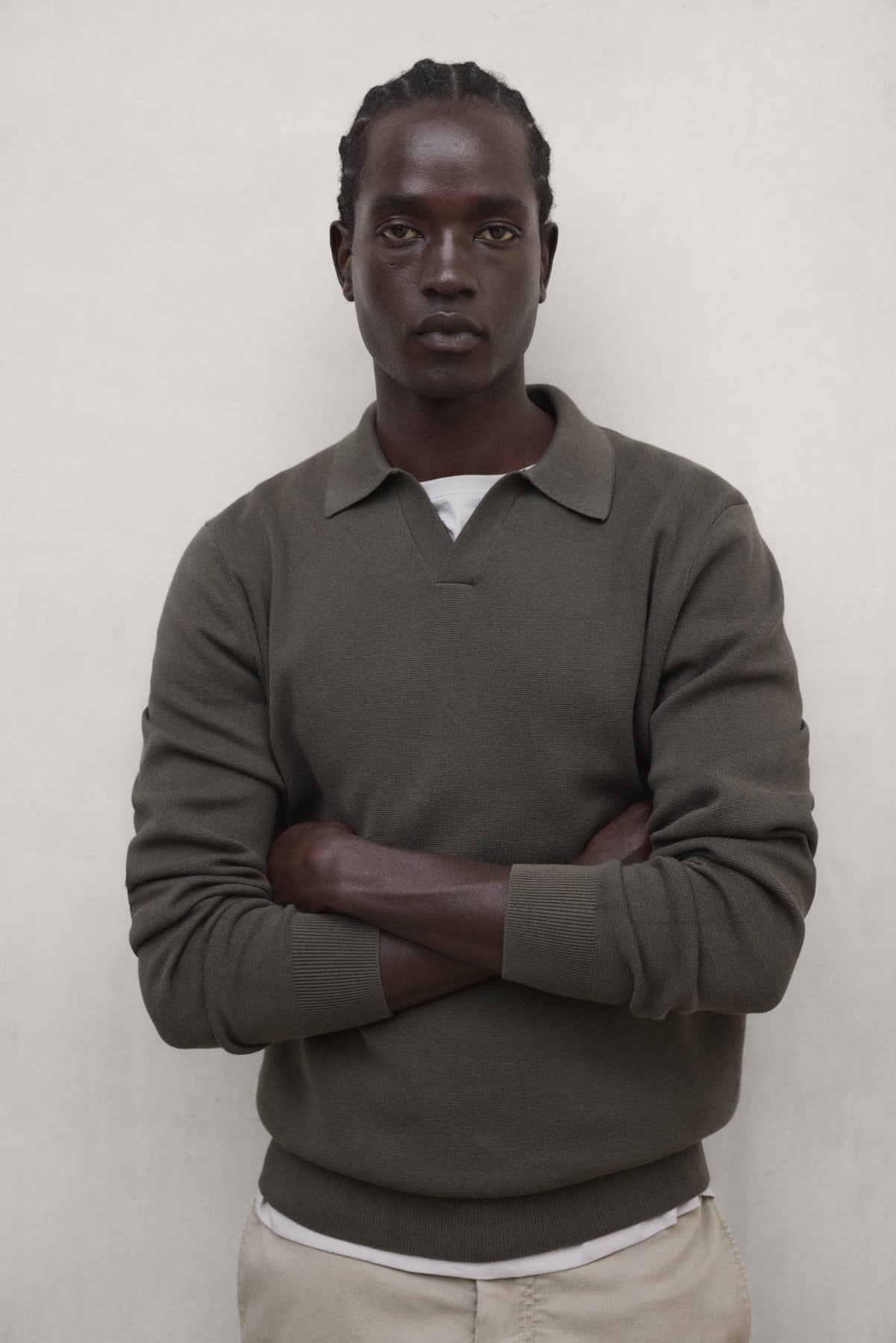 GREEN MOPANE SWEATER
