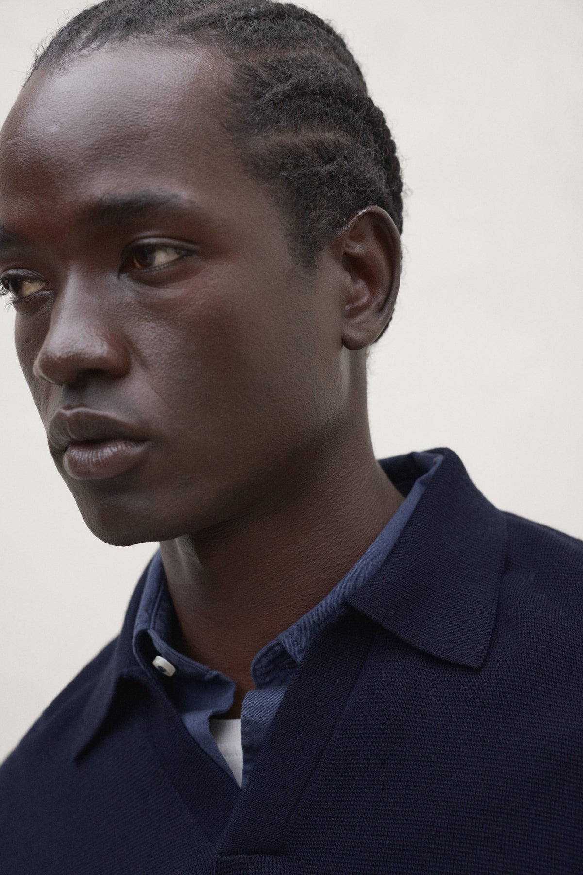 PULL MOPANE BLEU MARINE