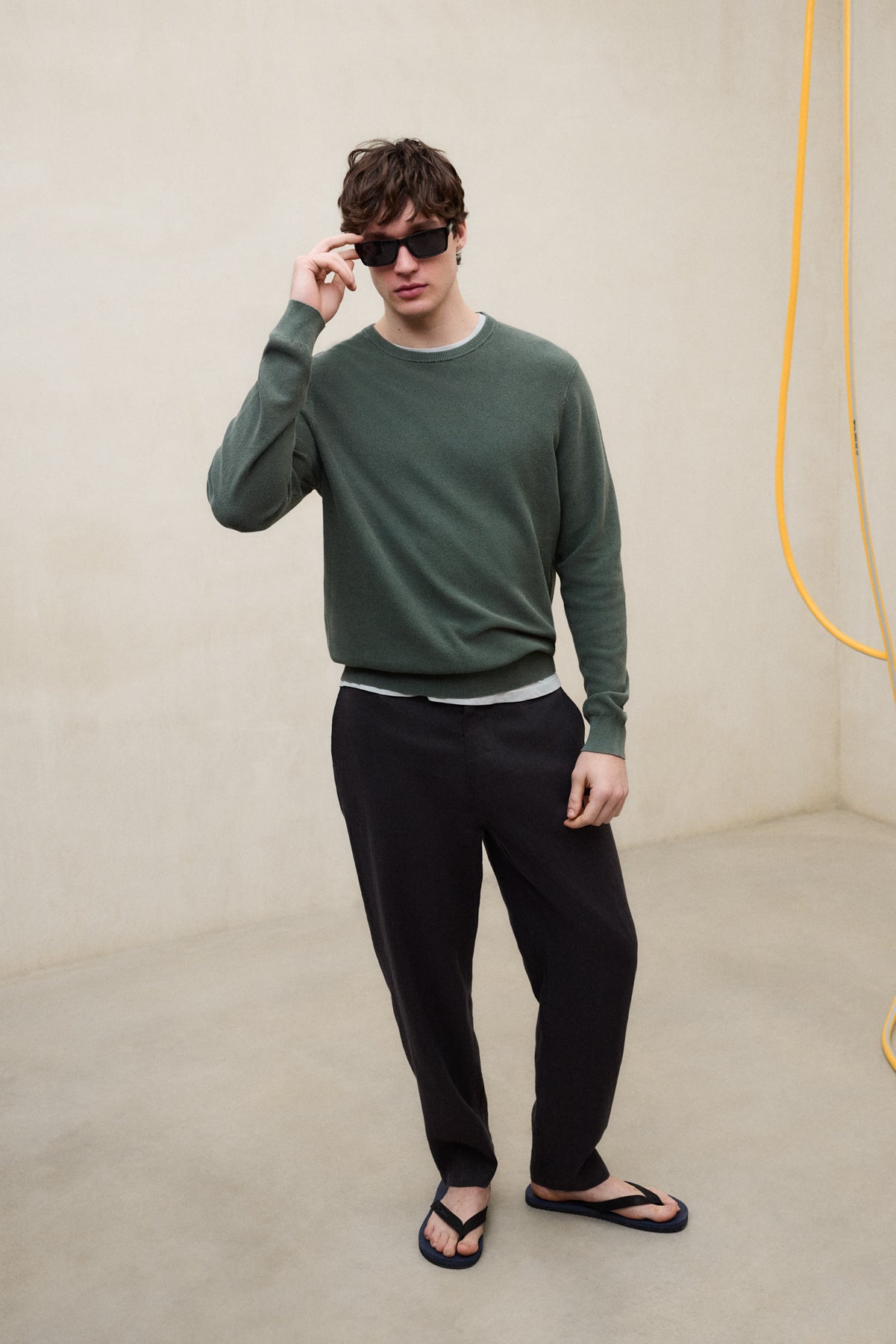 PULL NARANJO VERT