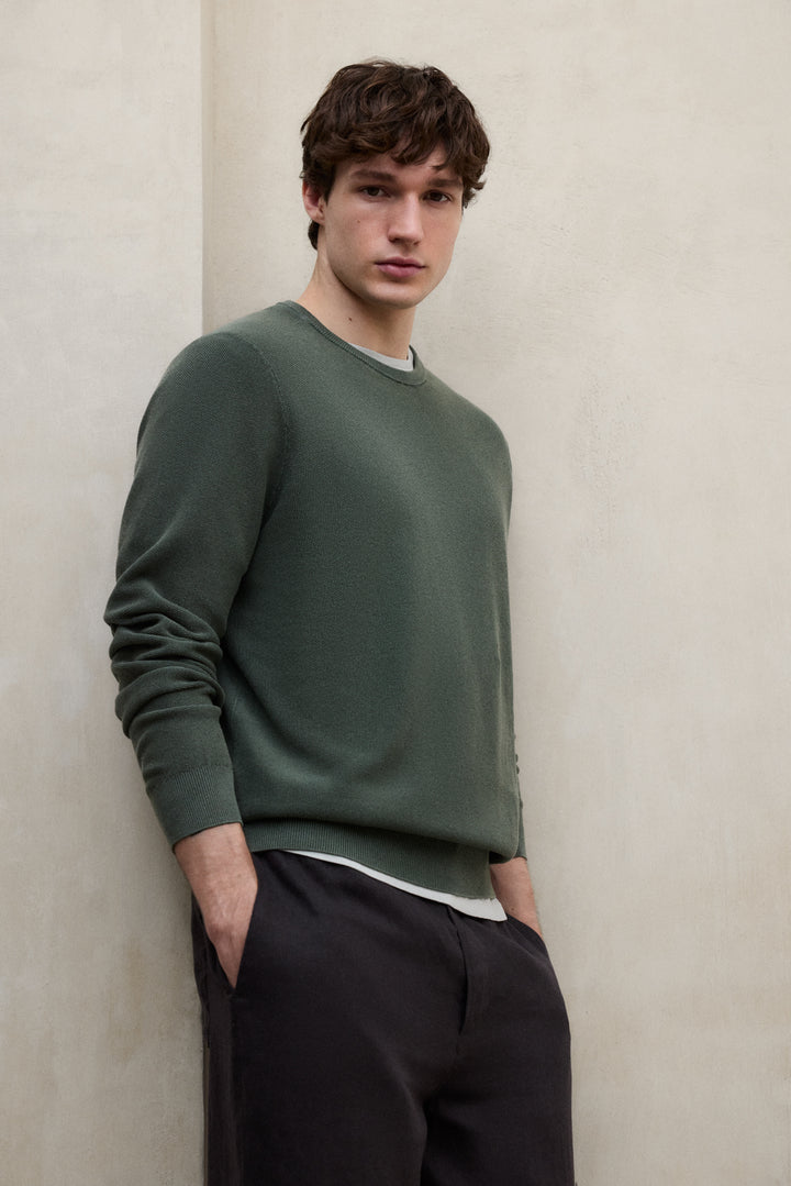 PULL NARANJO VERT