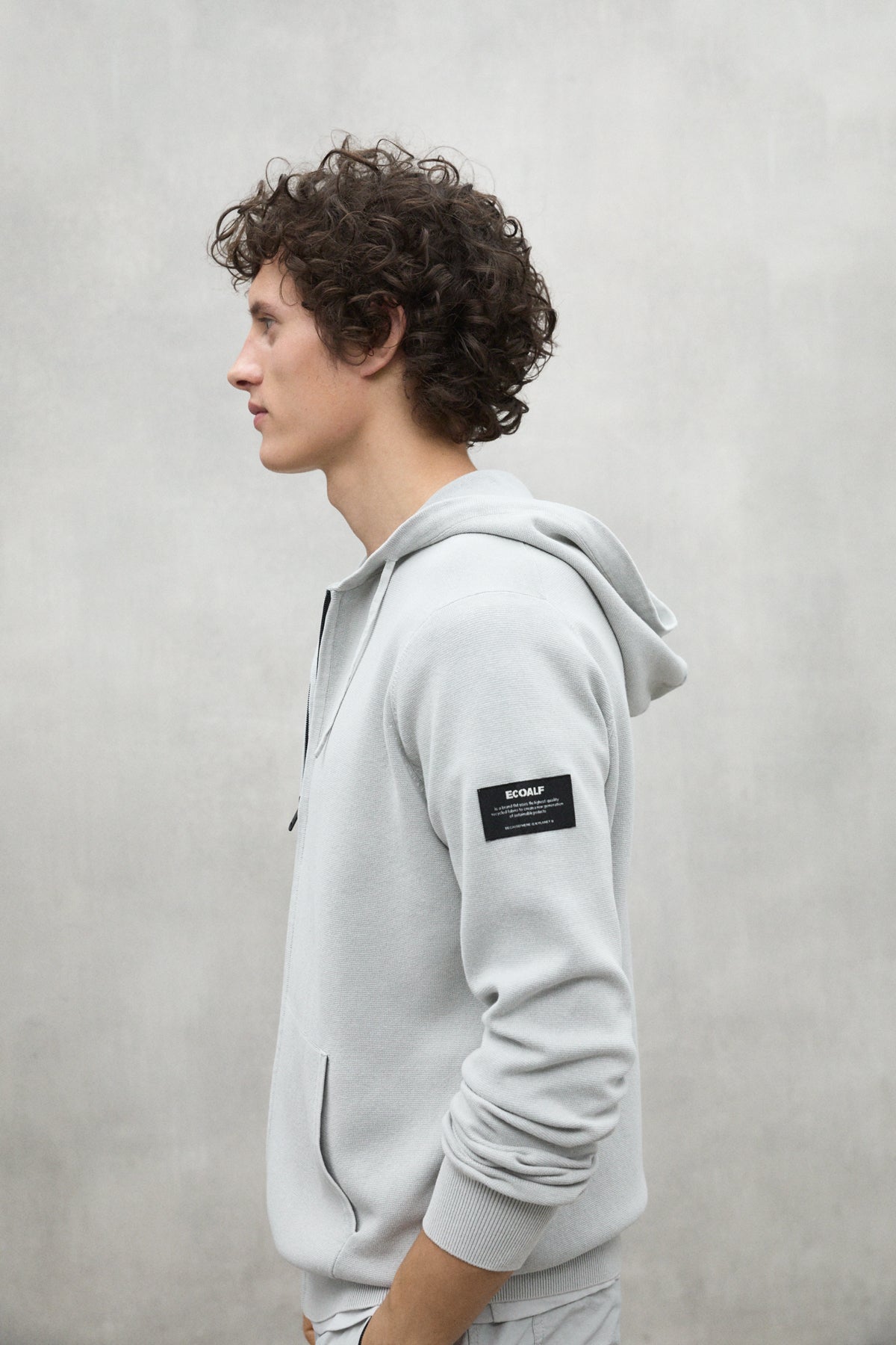 LIGHT GREY OLIVO SWEATER