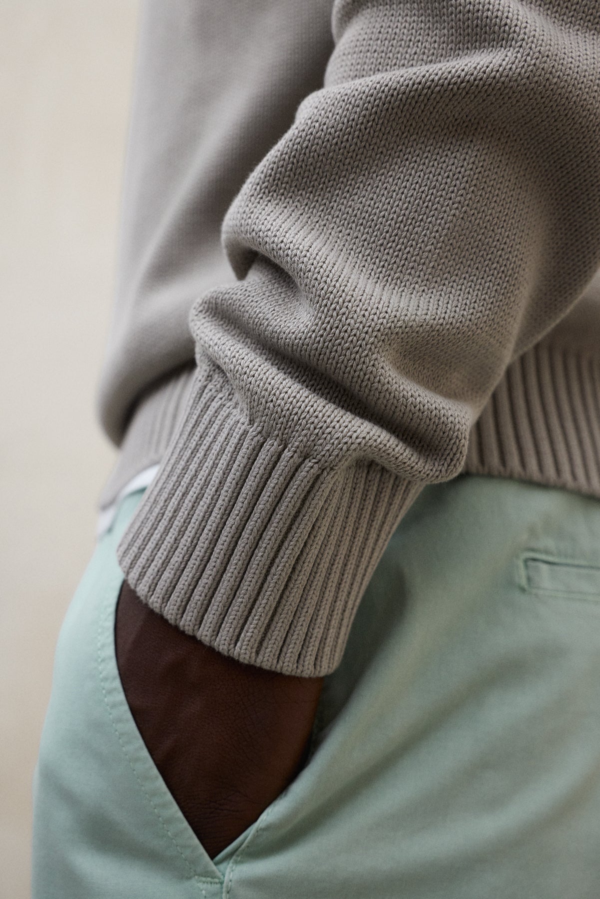 PULLOVER TAIL BRAUN
