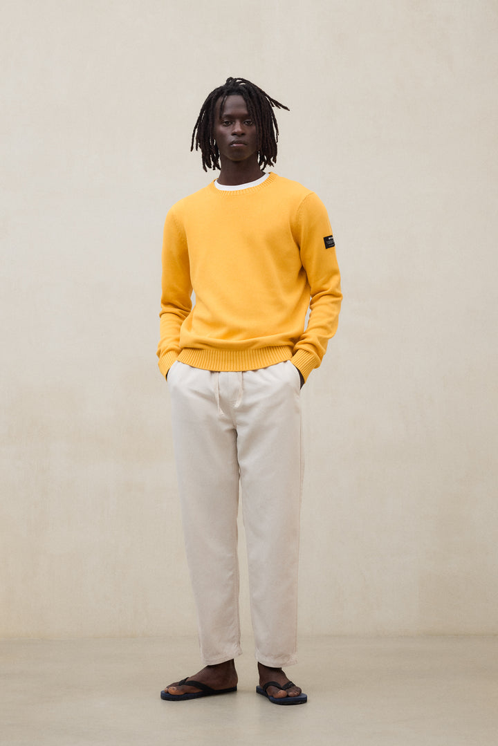 YELLOW TAIL SWEATER