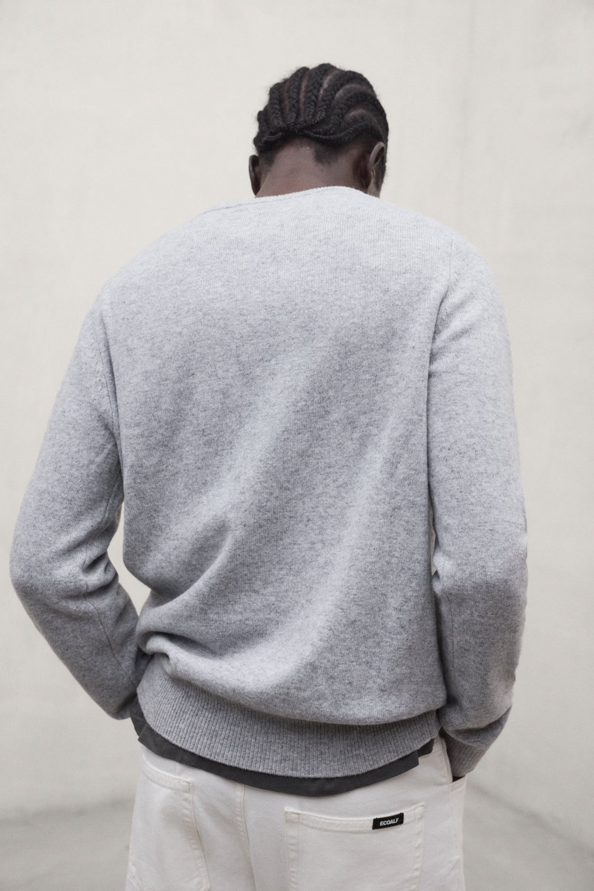 PULLOVER VALLE GRAU MIT ETIKETT