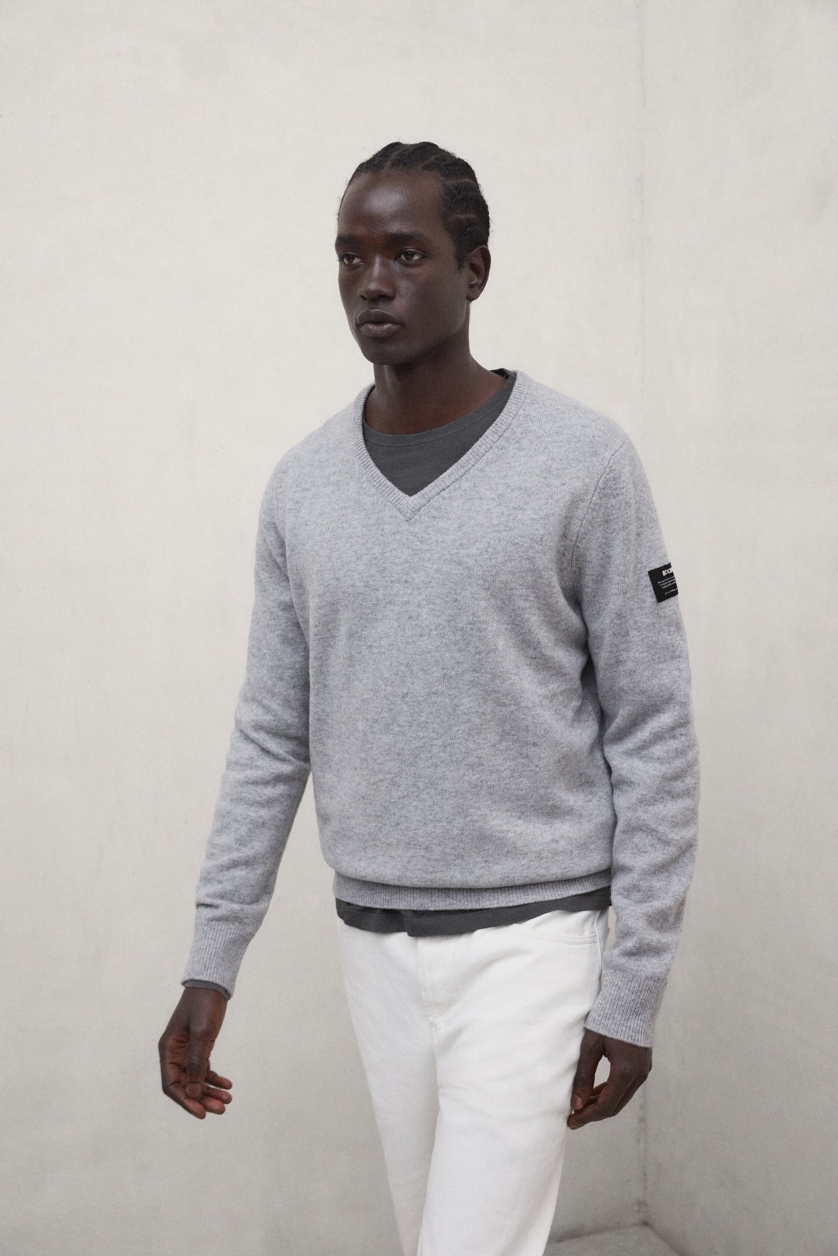 PULLOVER VALLE GRAU MIT ETIKETT