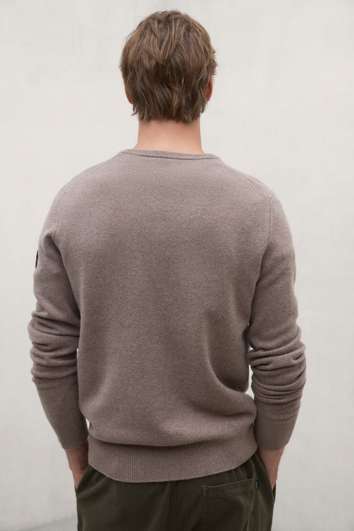 PULLOVER VALLE BRAUN MIT ETIKETT
