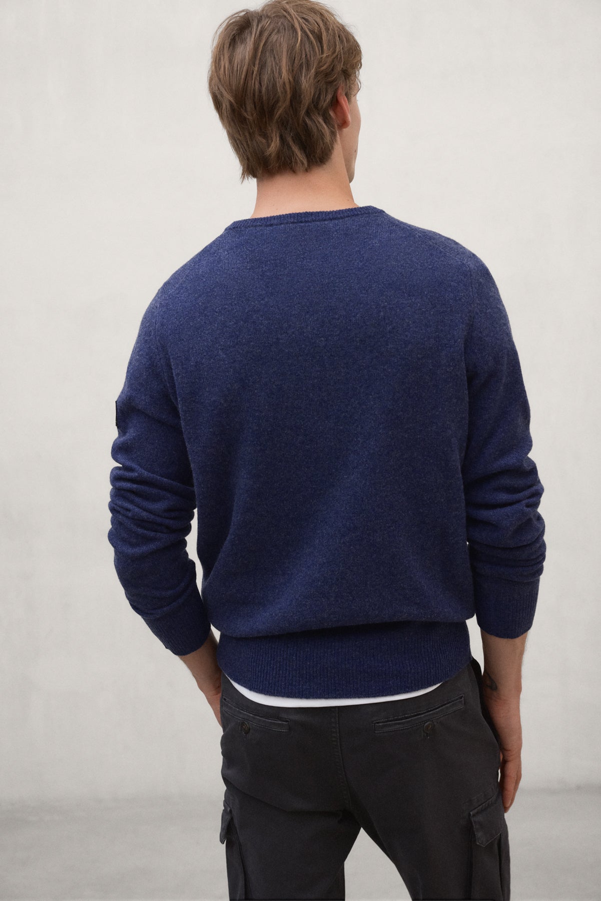 PULLOVER VALLE BLAU MIT ETIKETT