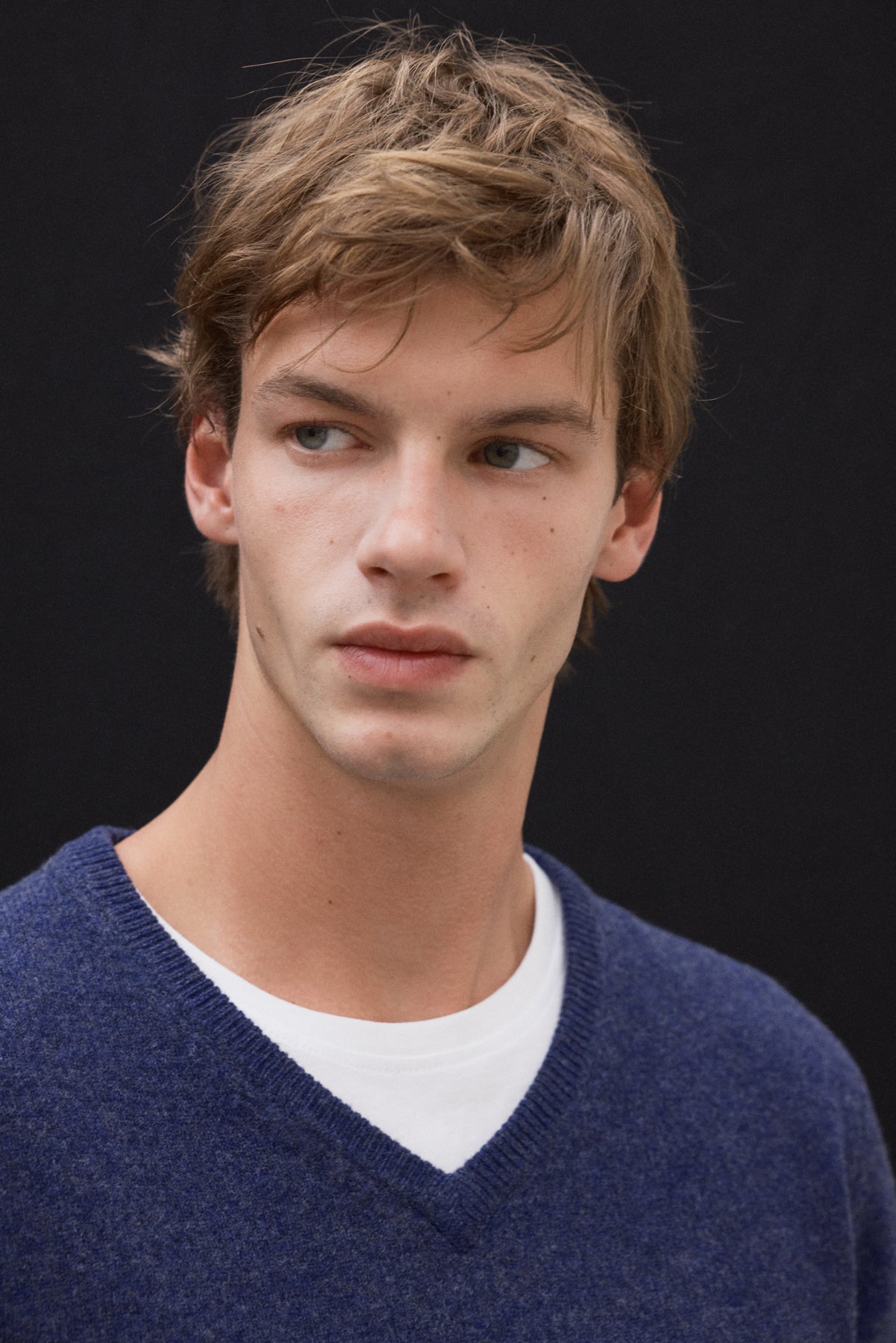 PULLOVER VALLE BLAU MIT ETIKETT