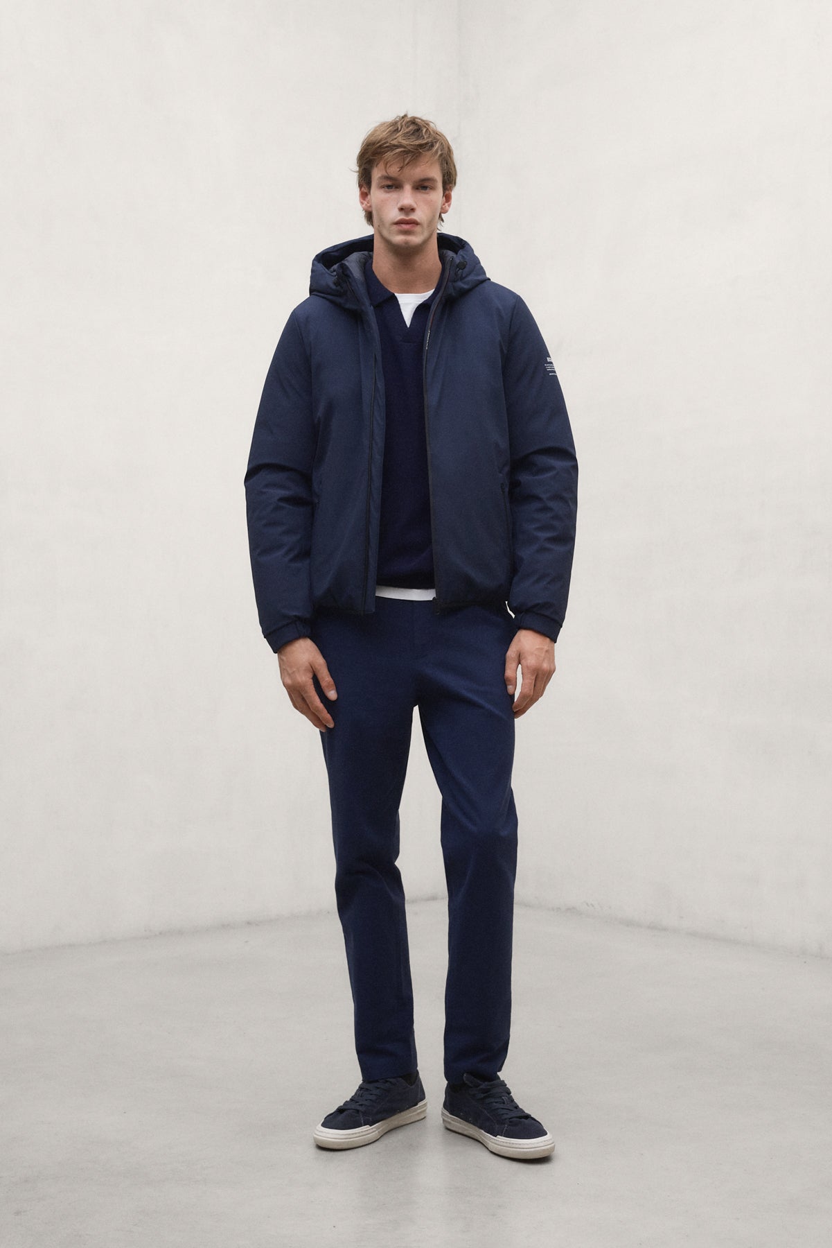 PANTALÓN DE ALGODÓN BAFI AZUL MARINO