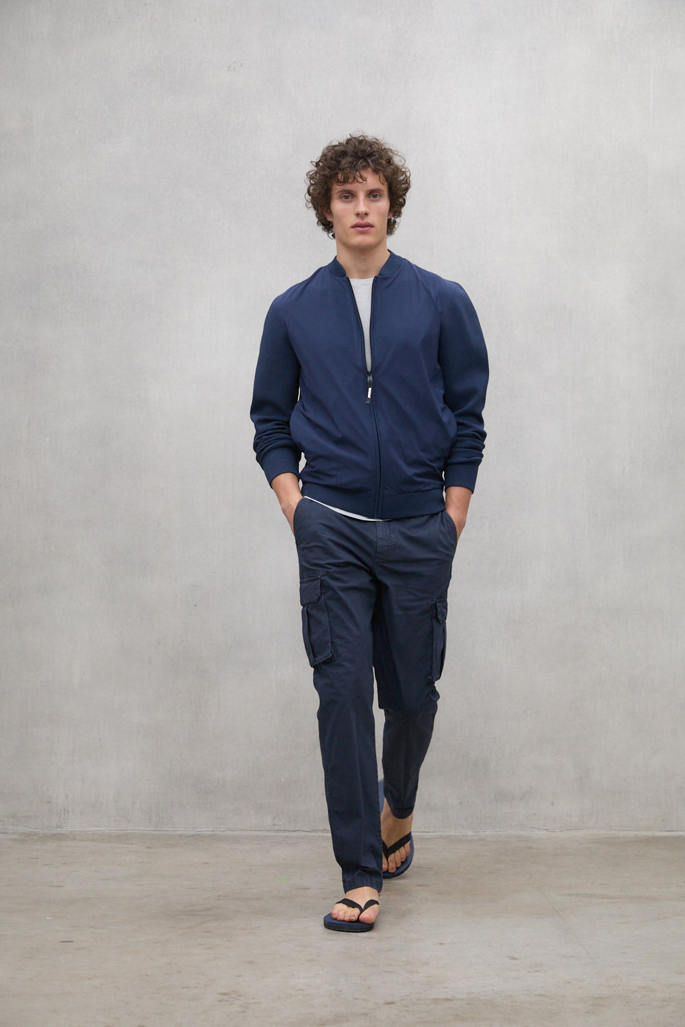 PANTALON ETHICARGO BLEU MARINE