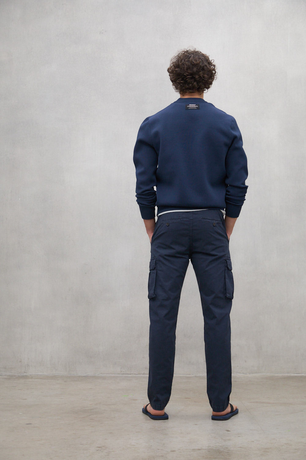 PANTALON ETHICARGO BLEU MARINE
