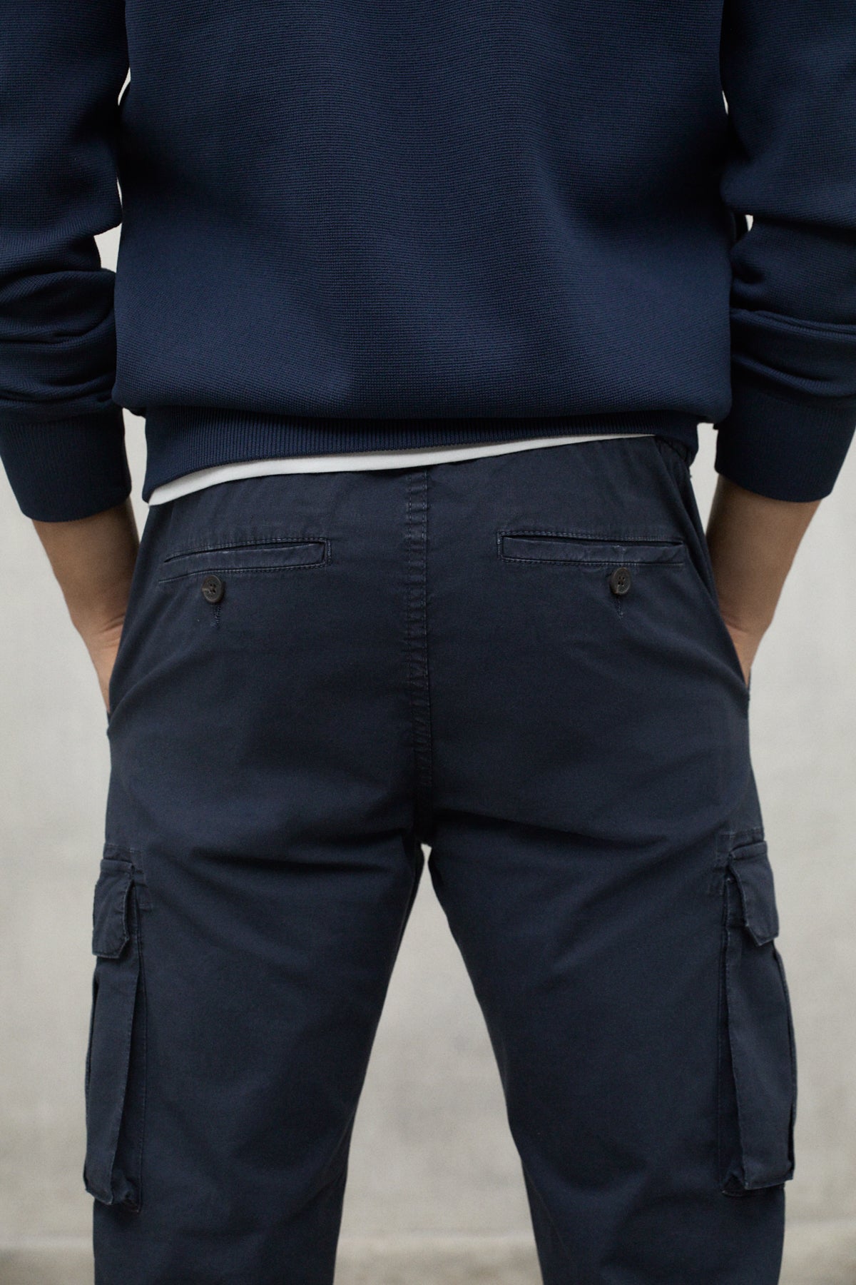 PANTALON ETHICARGO BLEU MARINE