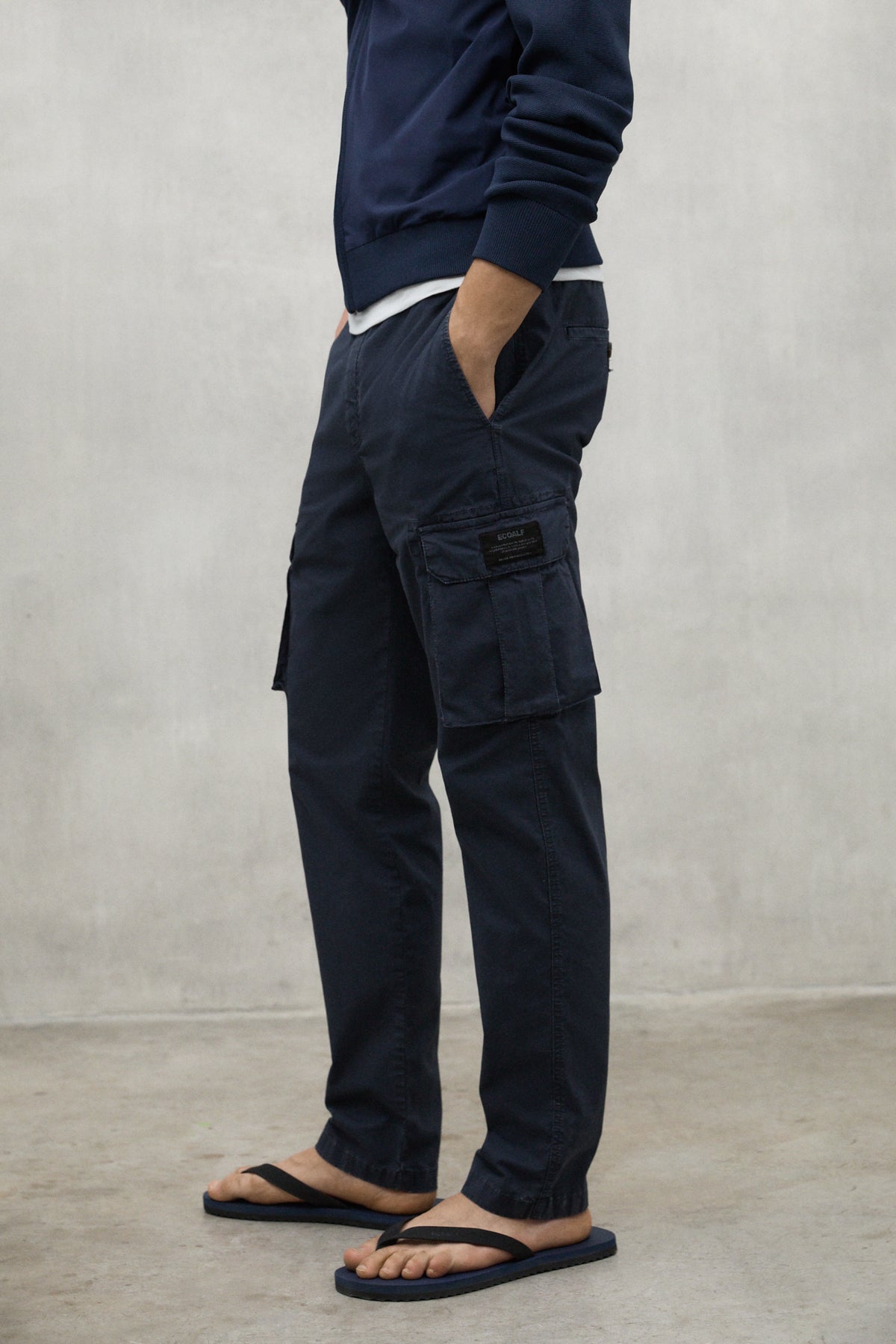 PANTALON ETHICARGO BLEU MARINE