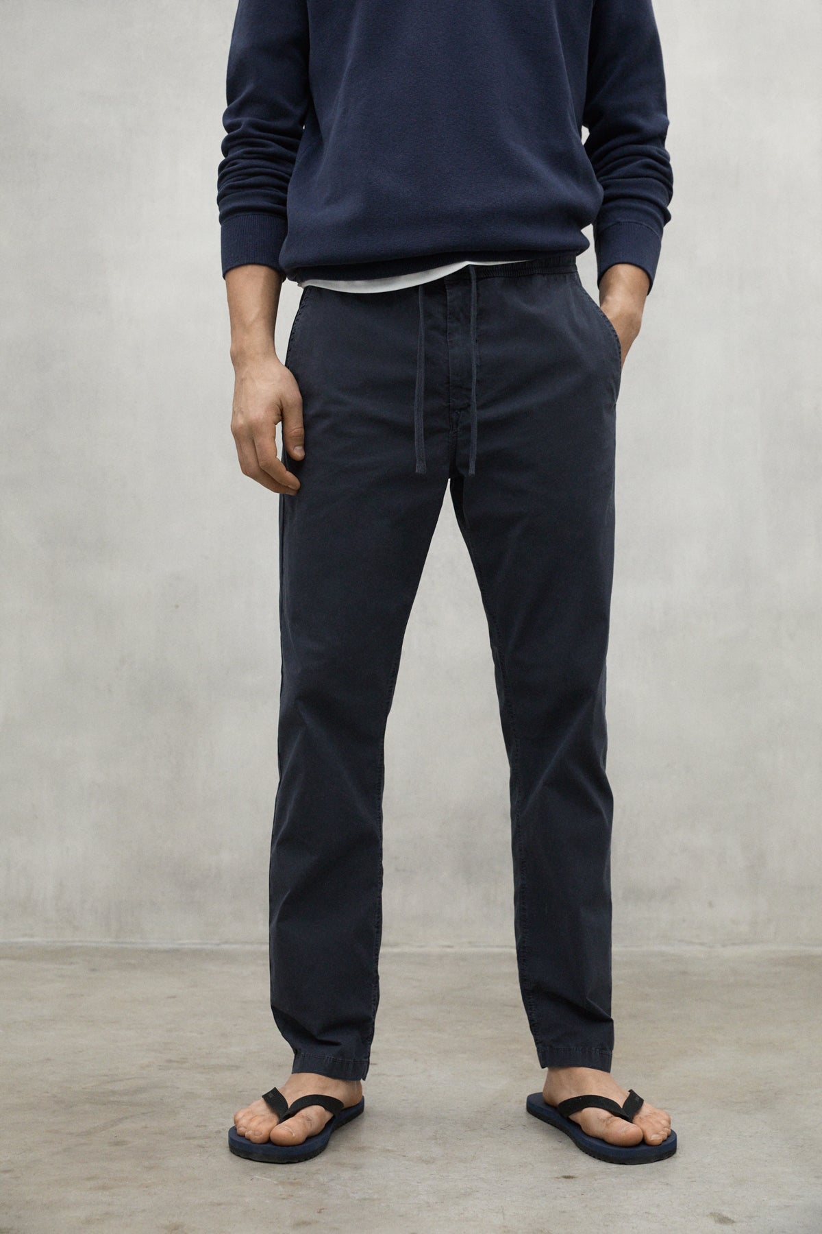 NAVY BLUE ETHIC TROUSERS