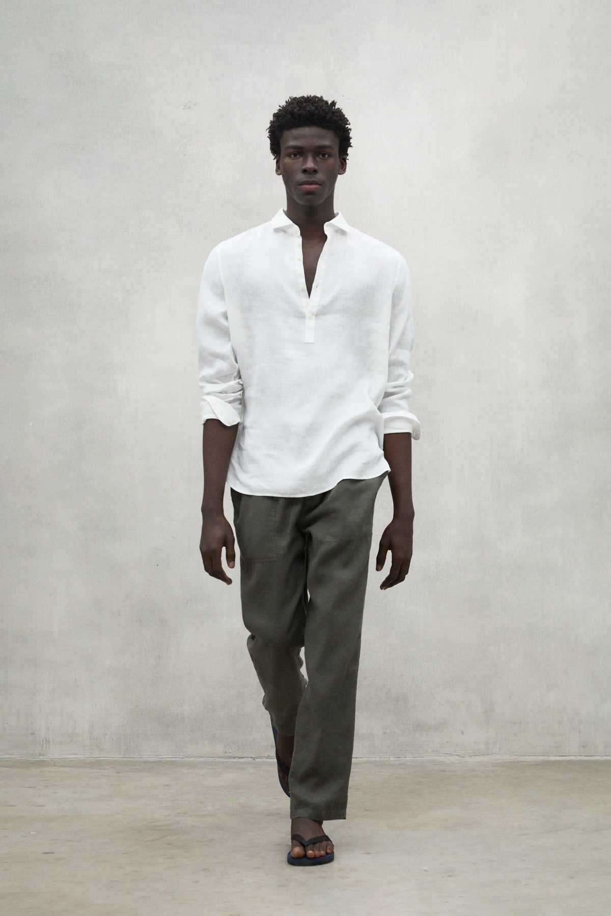 PANTALON ETHIC LIN KAKI