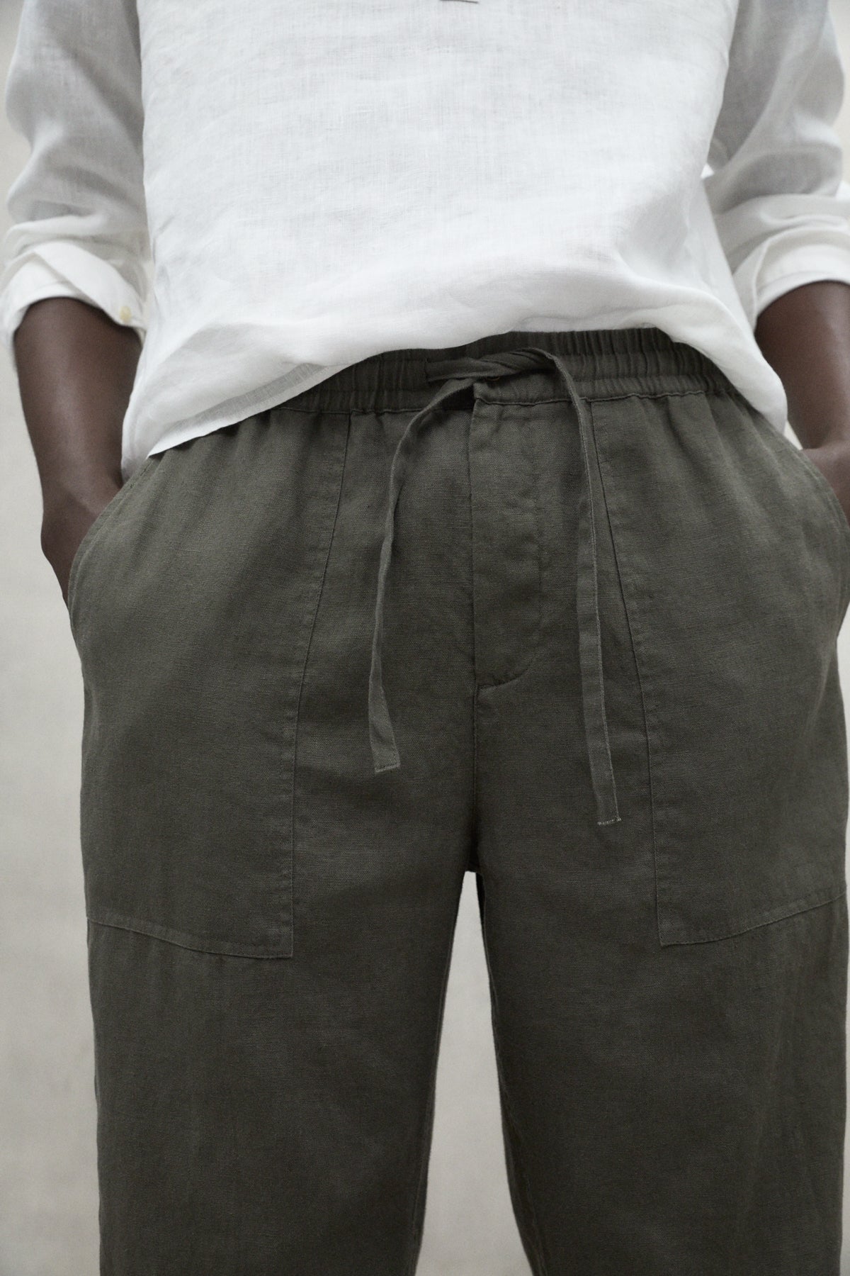 PANTALON ETHIC LIN KAKI
