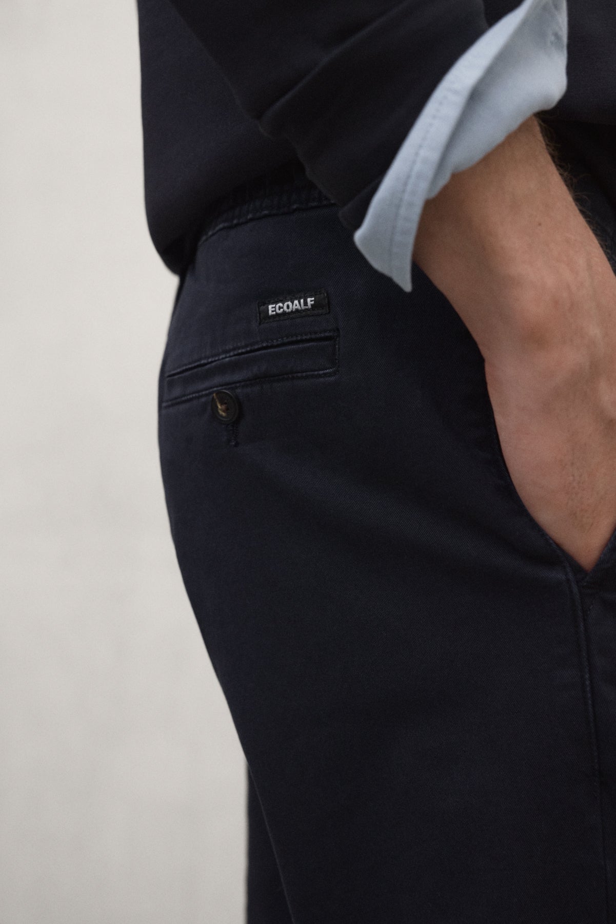 NAVY BLUE ETHIWIN TROUSERS