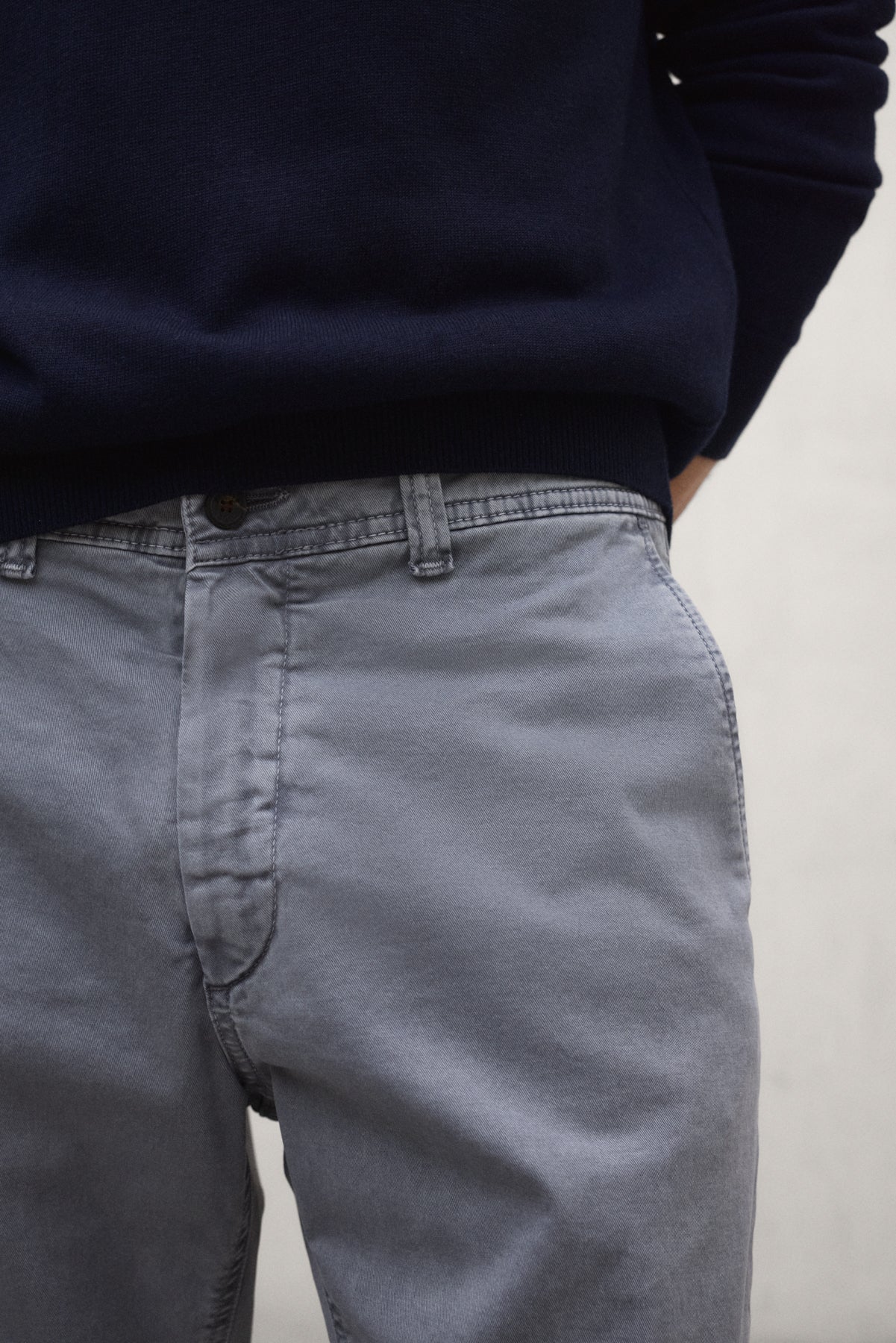 HOSE ETHIWIN BLAUGRAU