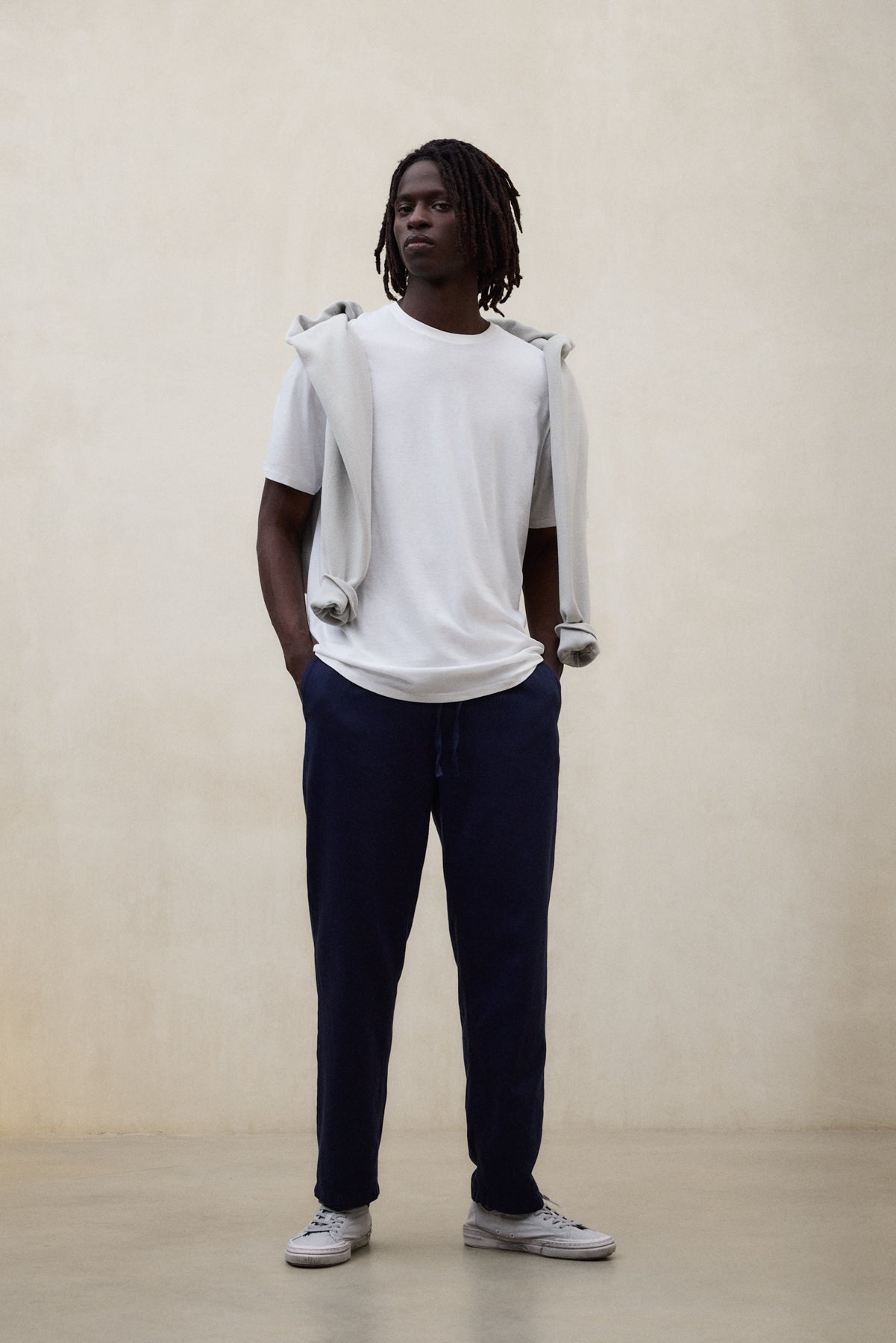 PANTALON GINA BLEU MARINE