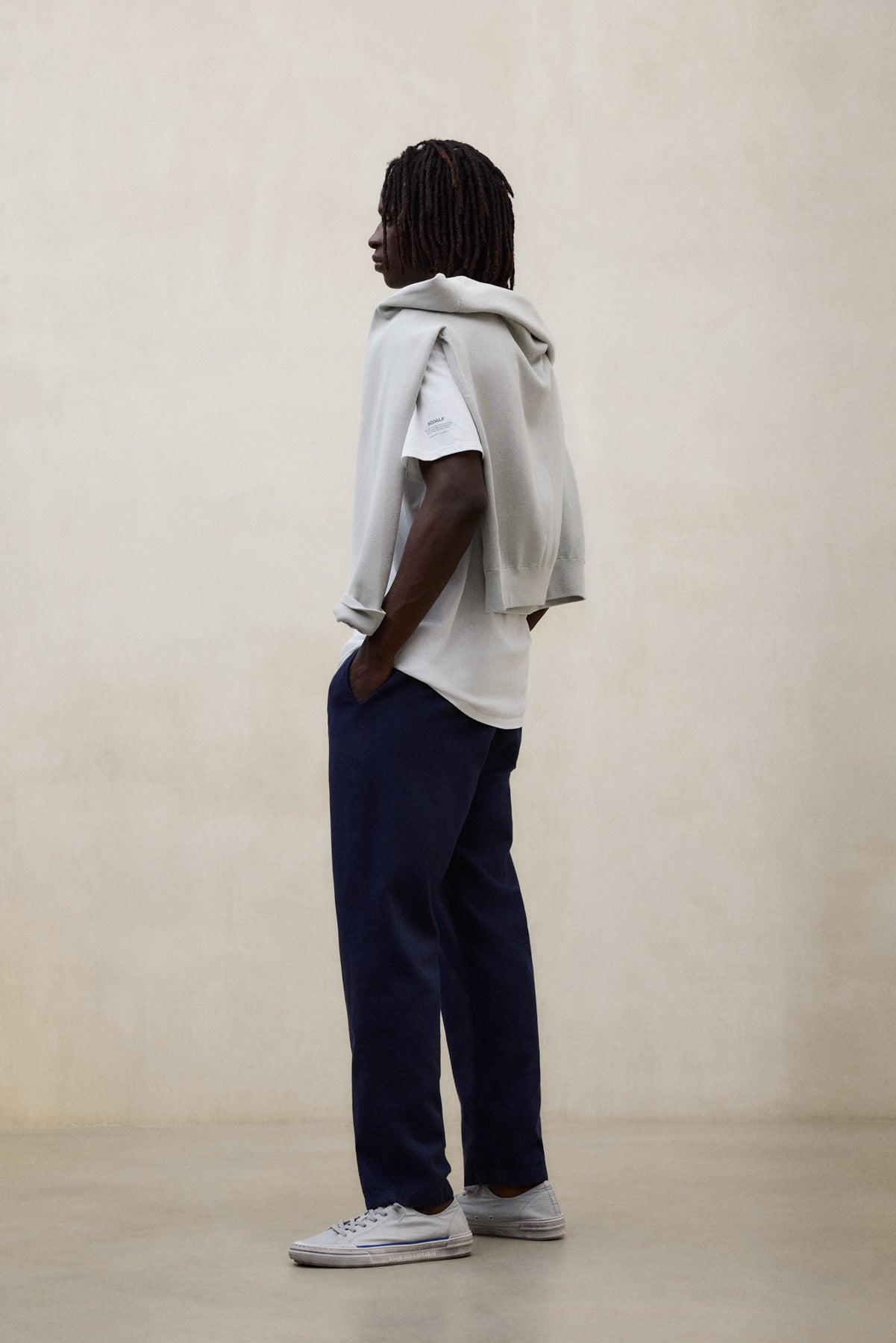 PANTALON GINA BLEU MARINE