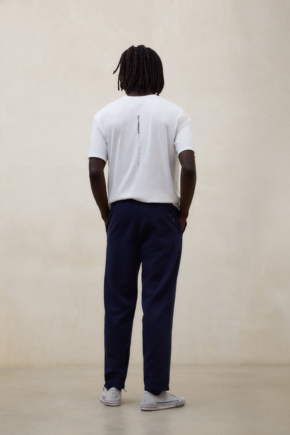 NAVY BLUE GINA TROUSERS