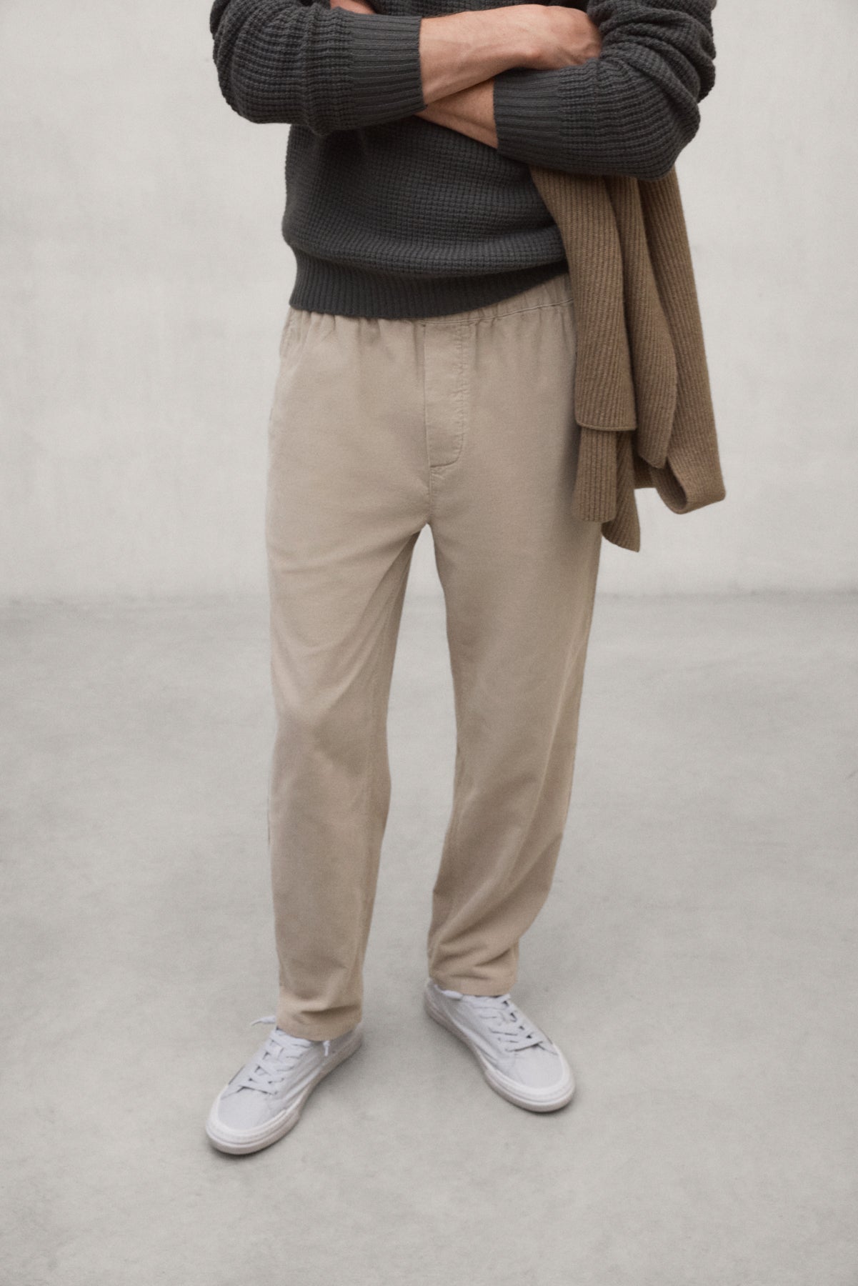 PANTALÓN DE PANA GINA BEIGE