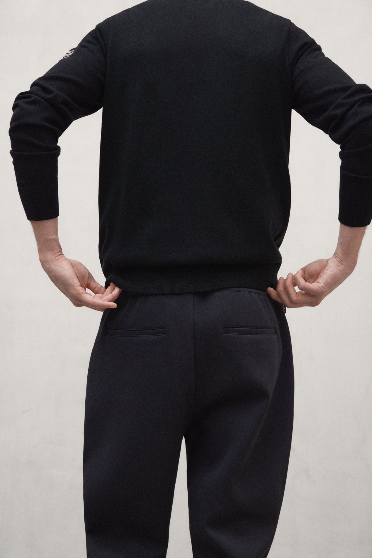 NAVY BLUE JAVI TROUSERS