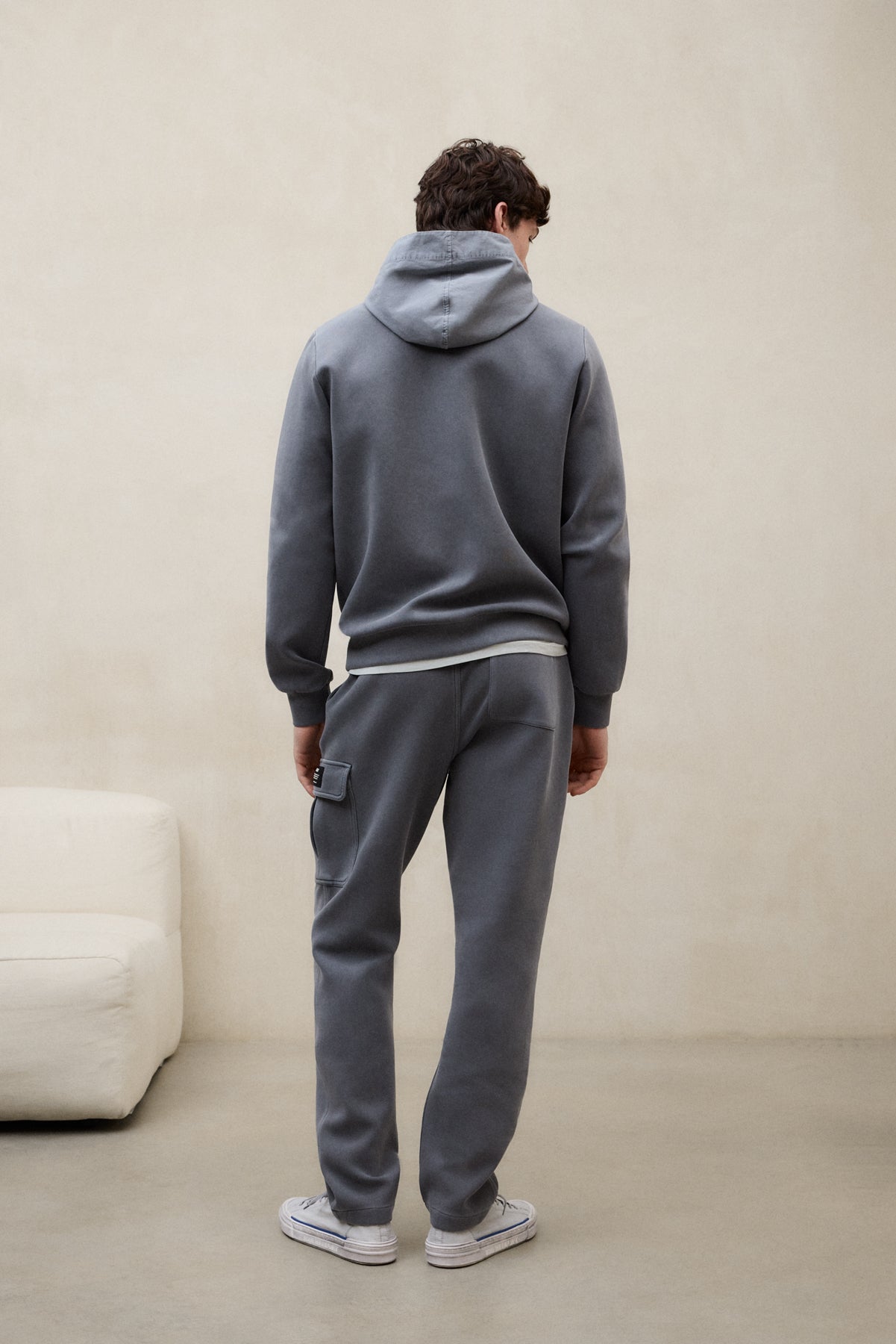 PANTALON EN NÉOPRÈNE MARA GRIS FONCÉ