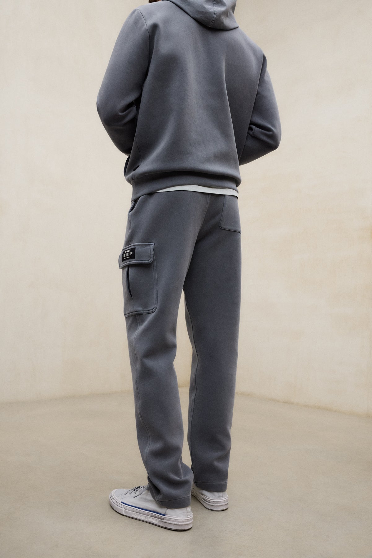 PANTALON EN NÉOPRÈNE MARA GRIS FONCÉ
