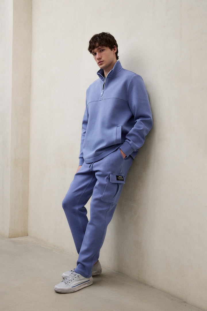 PANTALONI IN NEOPRENE MARA BLU