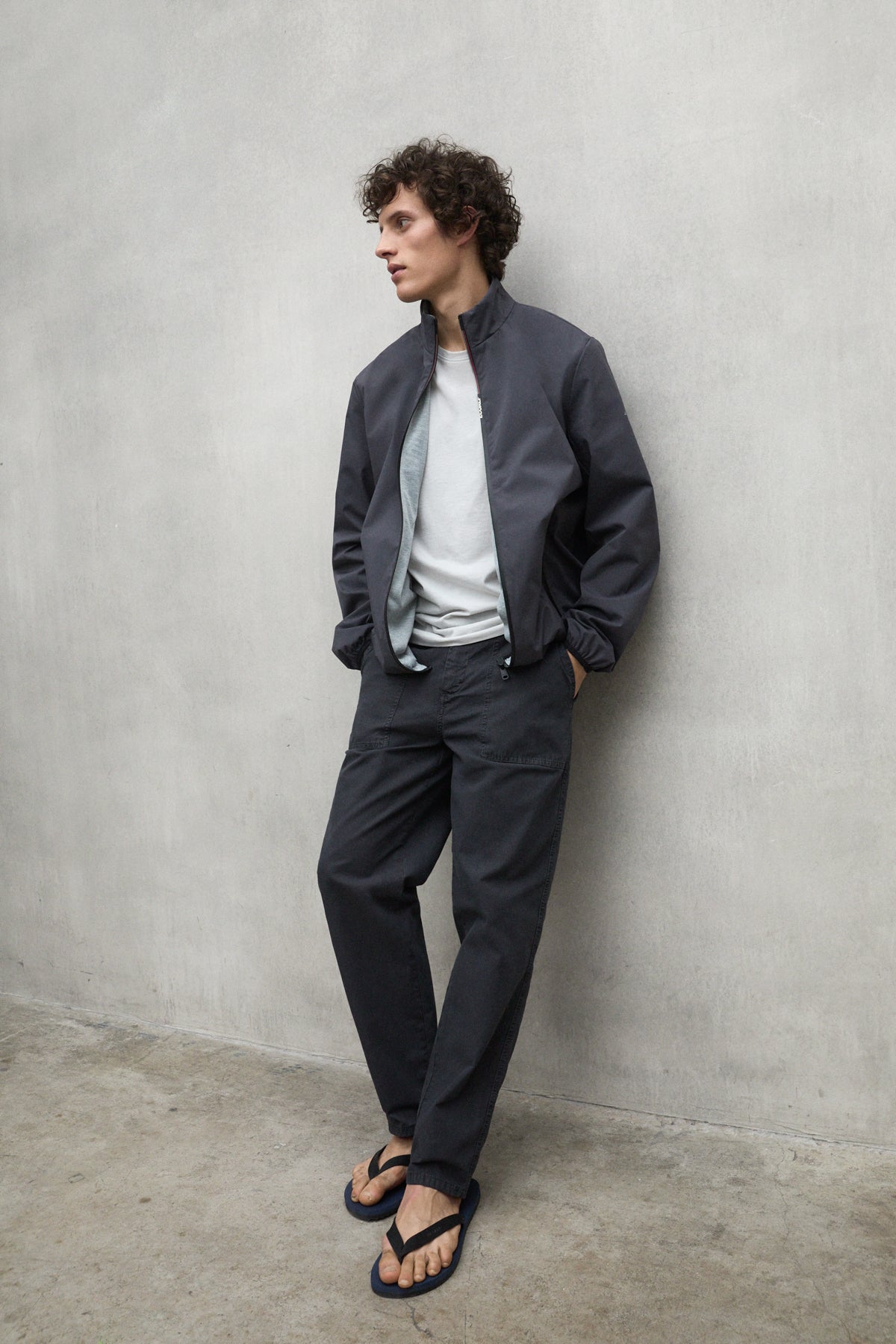 PANTALON NALON GRIS FONCÉ