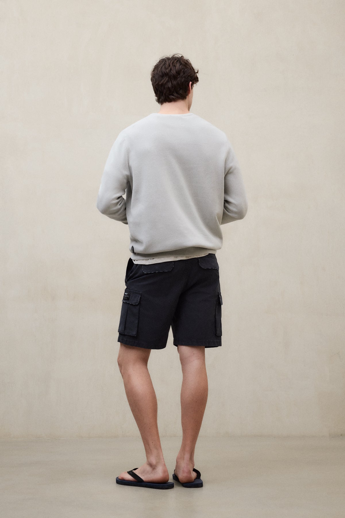 SHORT ETHICARGO GRIS FONCÉ