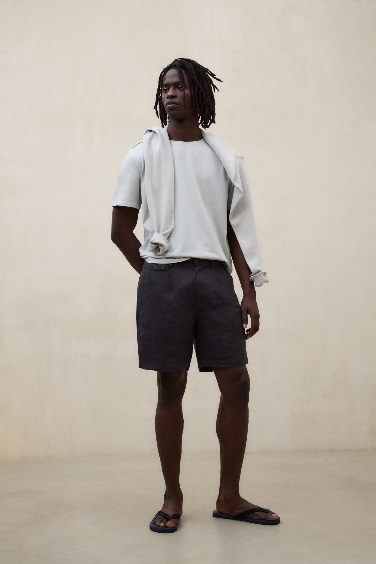 DARK GREY TIKA SHORTS