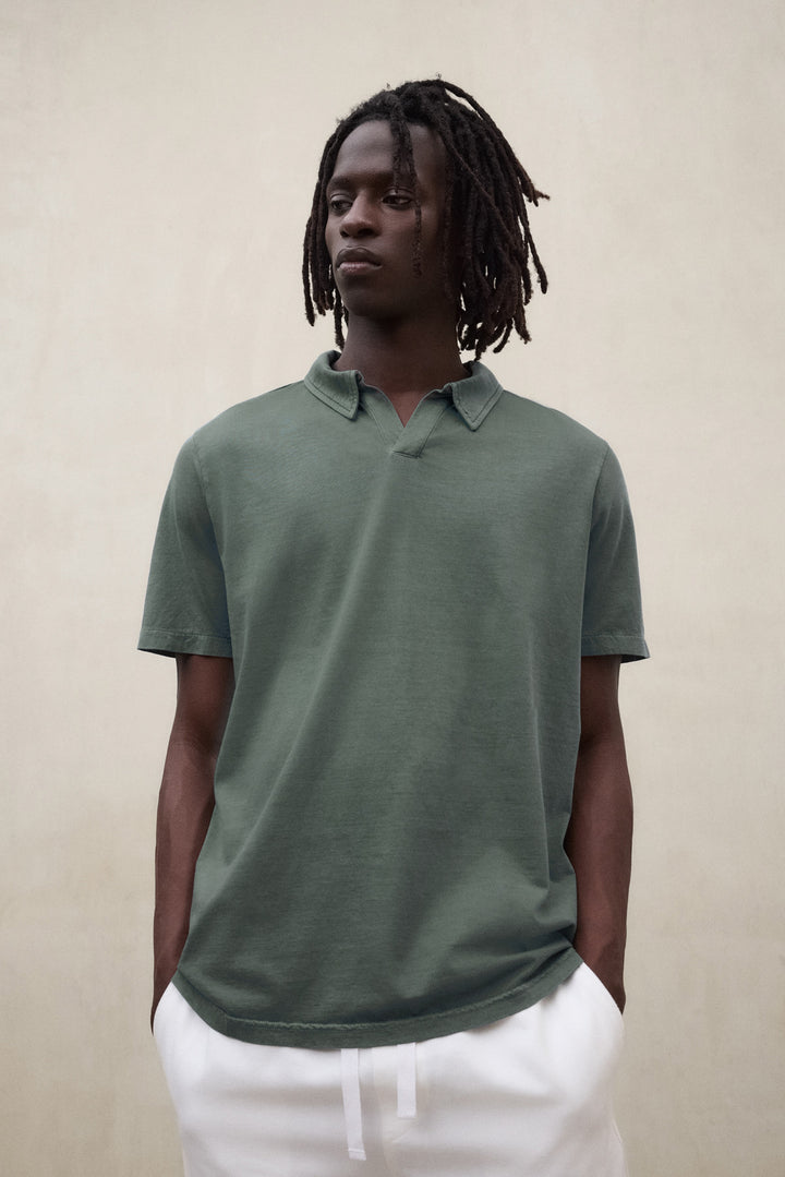 POLOSHIRT ENZO GRÜN