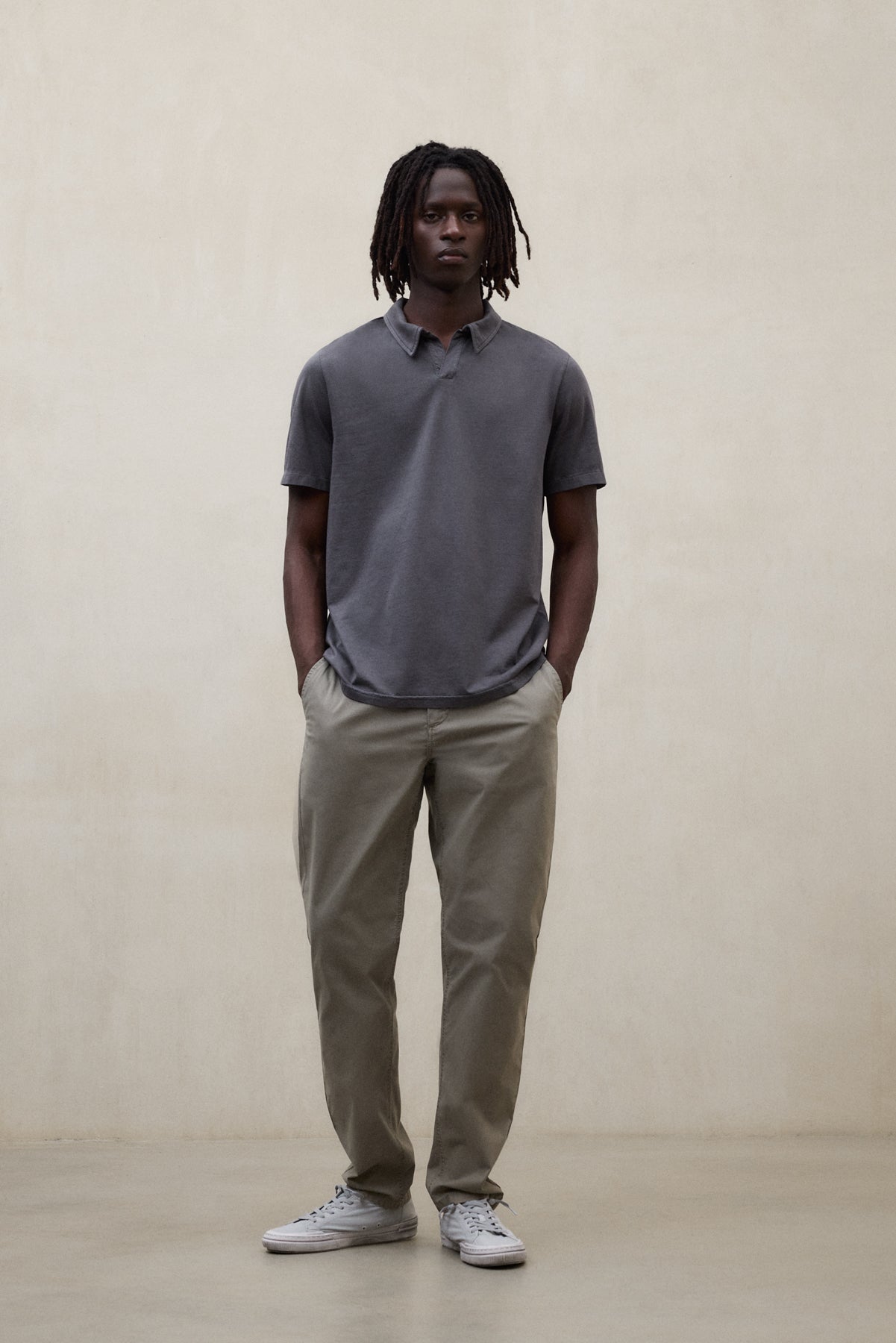 DARK GREY ENZO POLO SHIRT