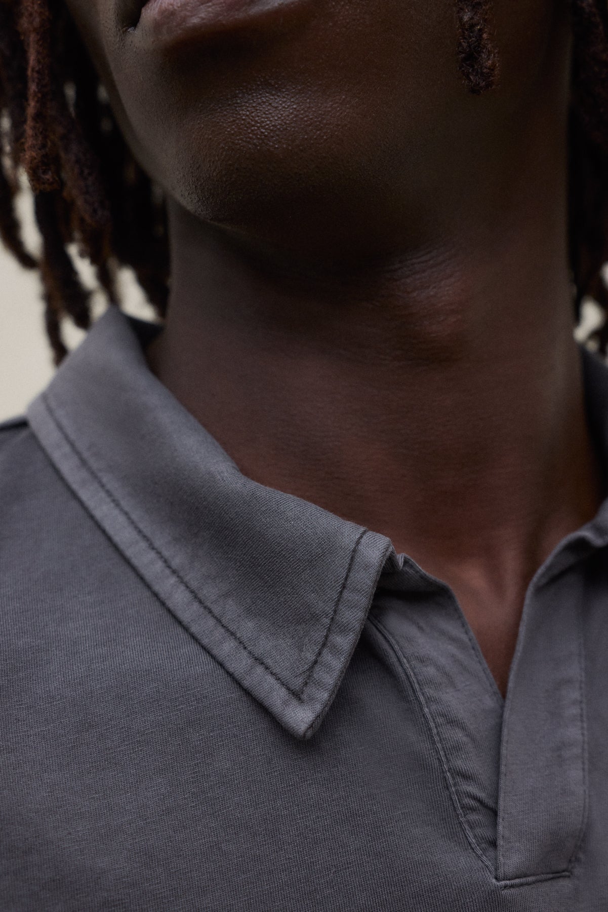 DARK GREY ENZO POLO SHIRT