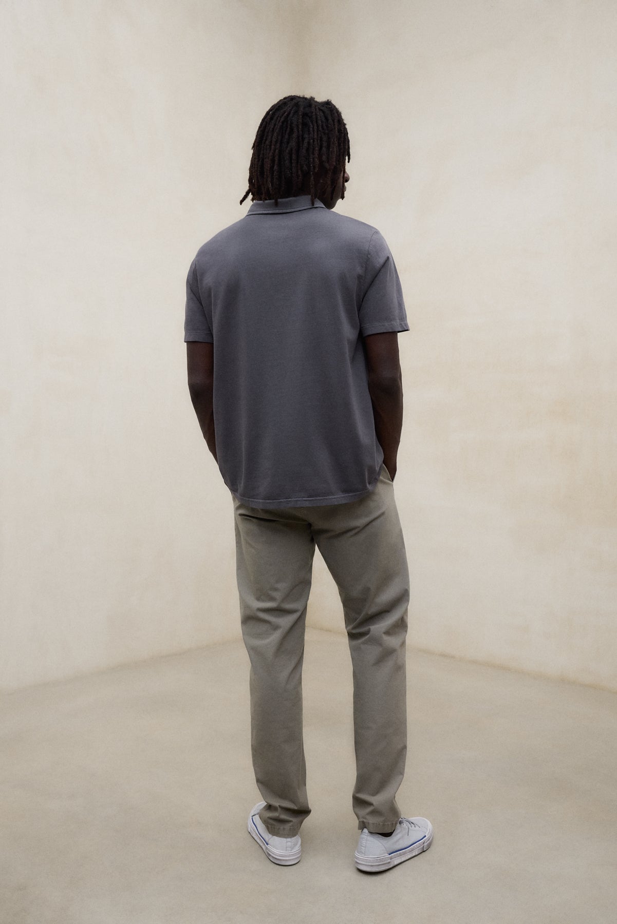 DARK GREY ENZO POLO SHIRT
