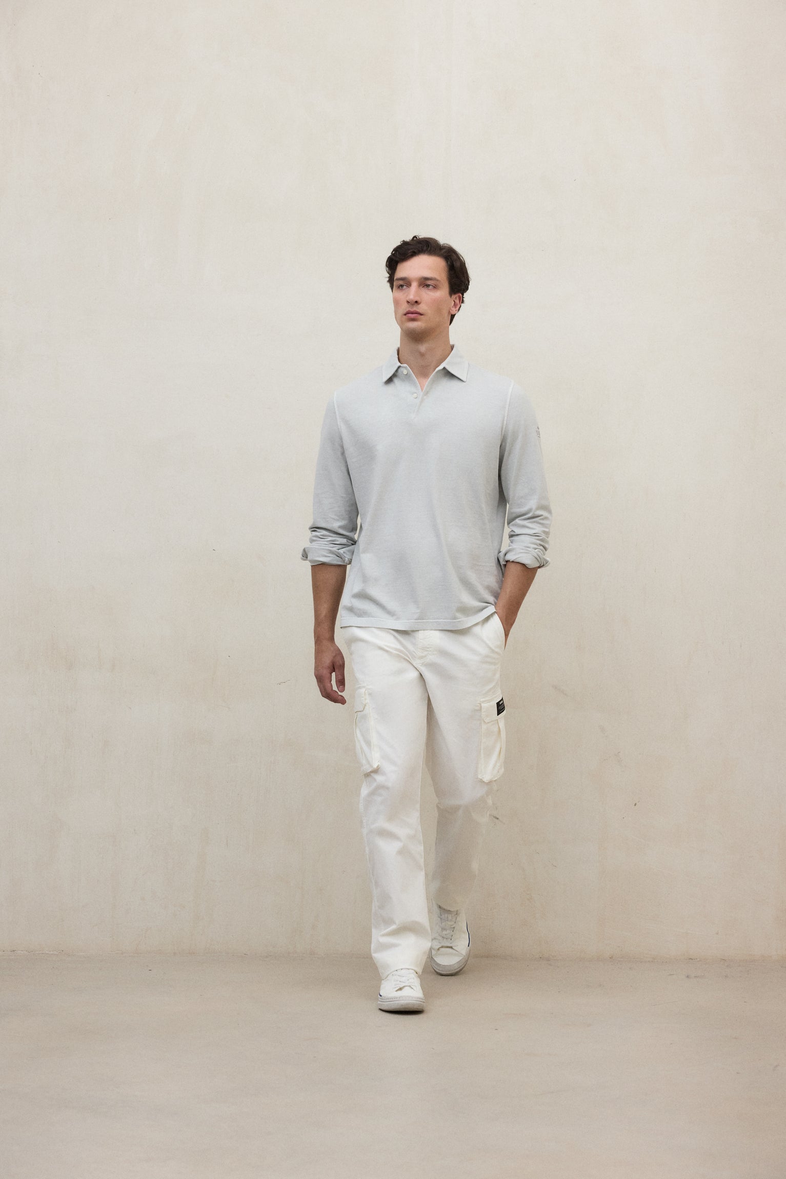 POLO PATRICK GRIS CLAIR