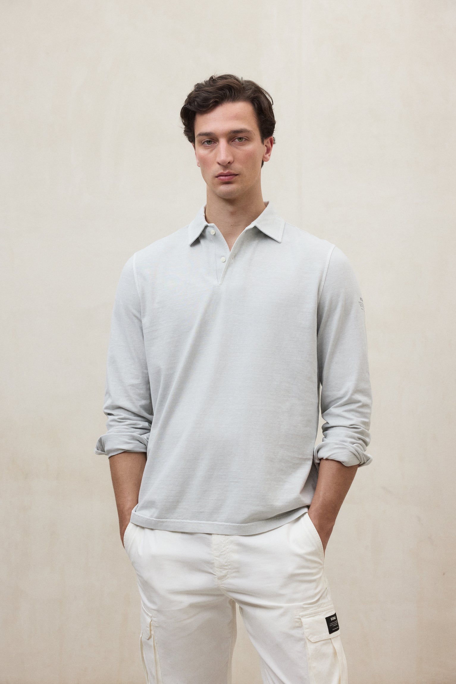 POLO PATRICK GRIS CLAIR