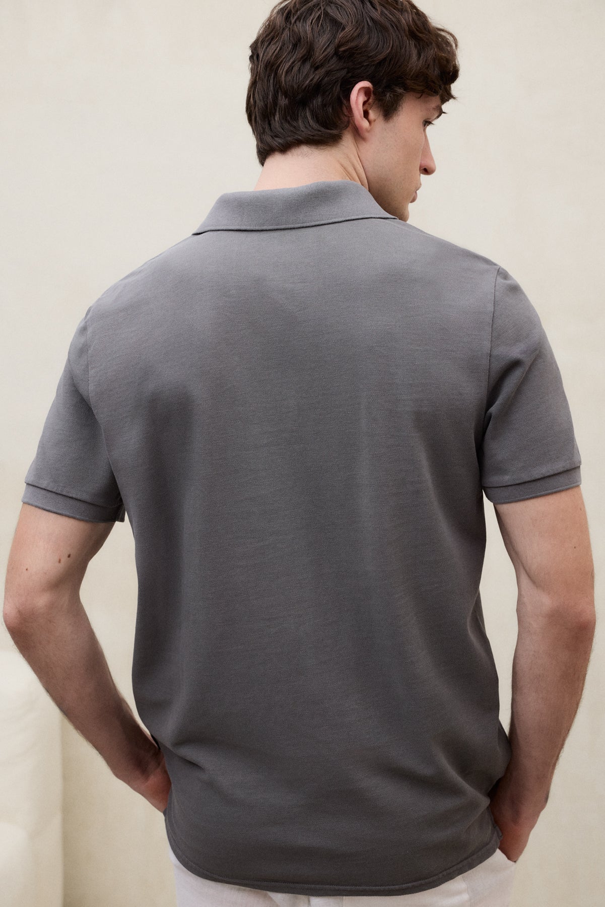 PIQUÉ-POLOSHIRT TEDAN BRAUN