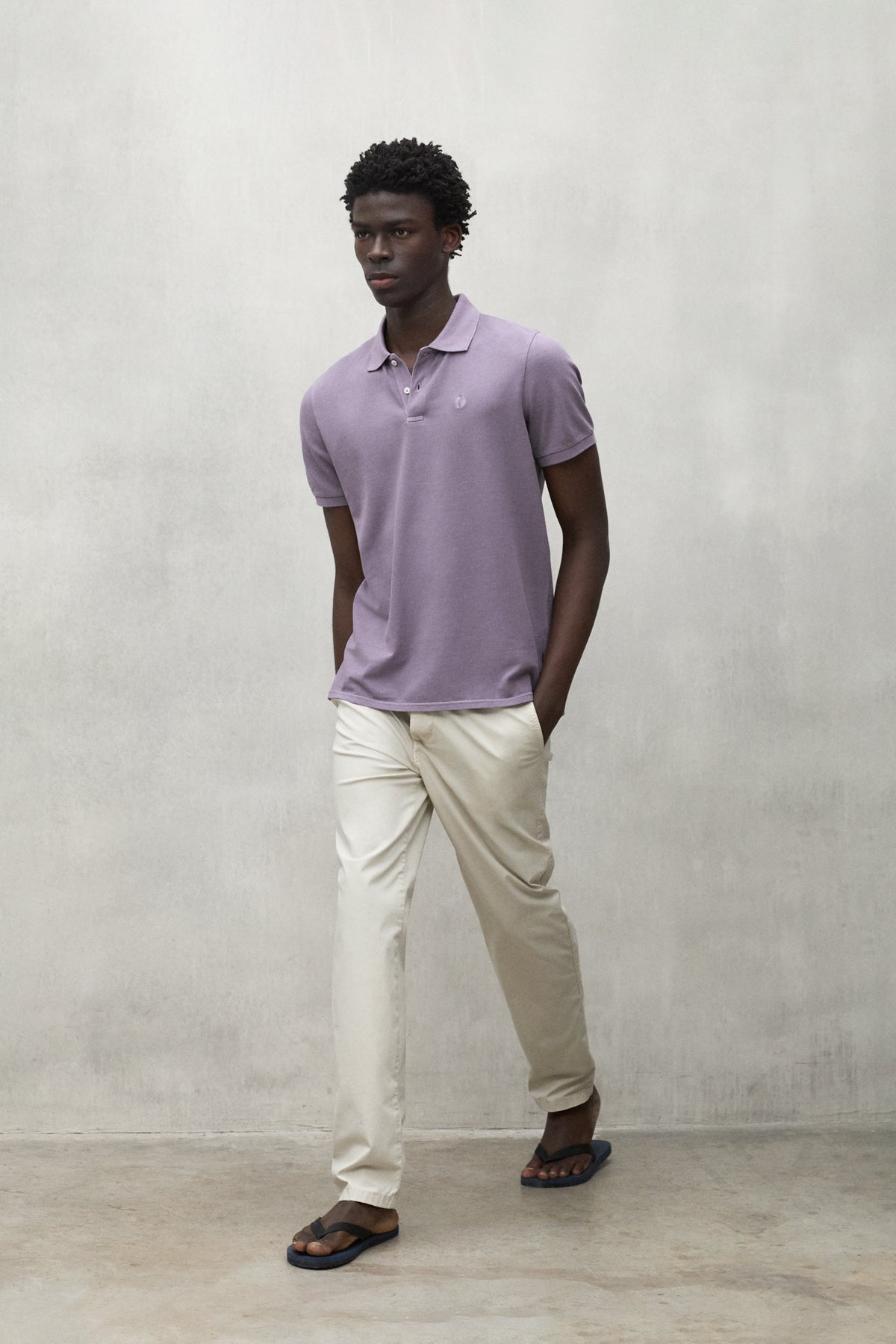 POLO PIQUÉ TEDAN MORADO