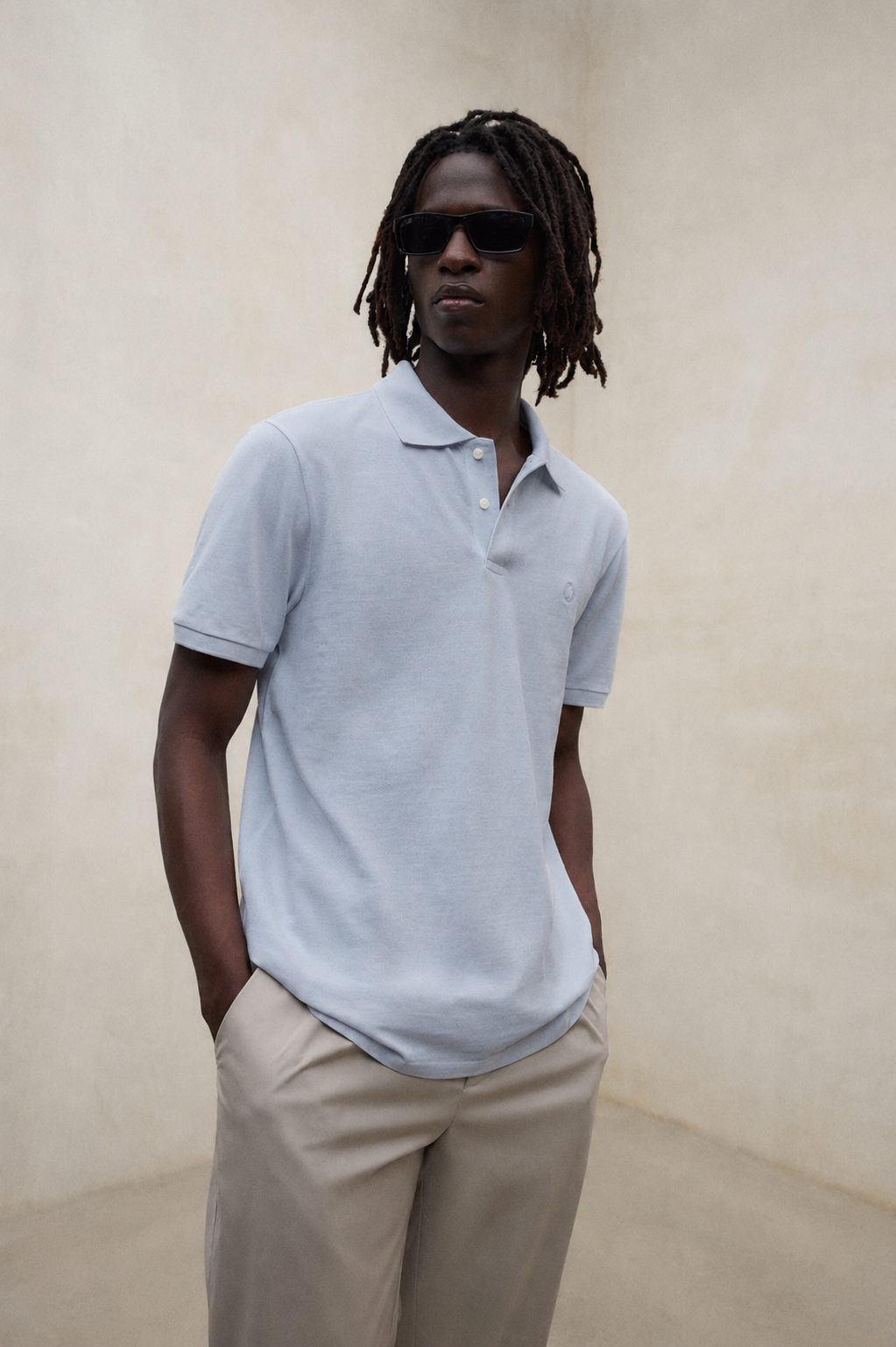 POLO TEDAN BLEU CLAIR