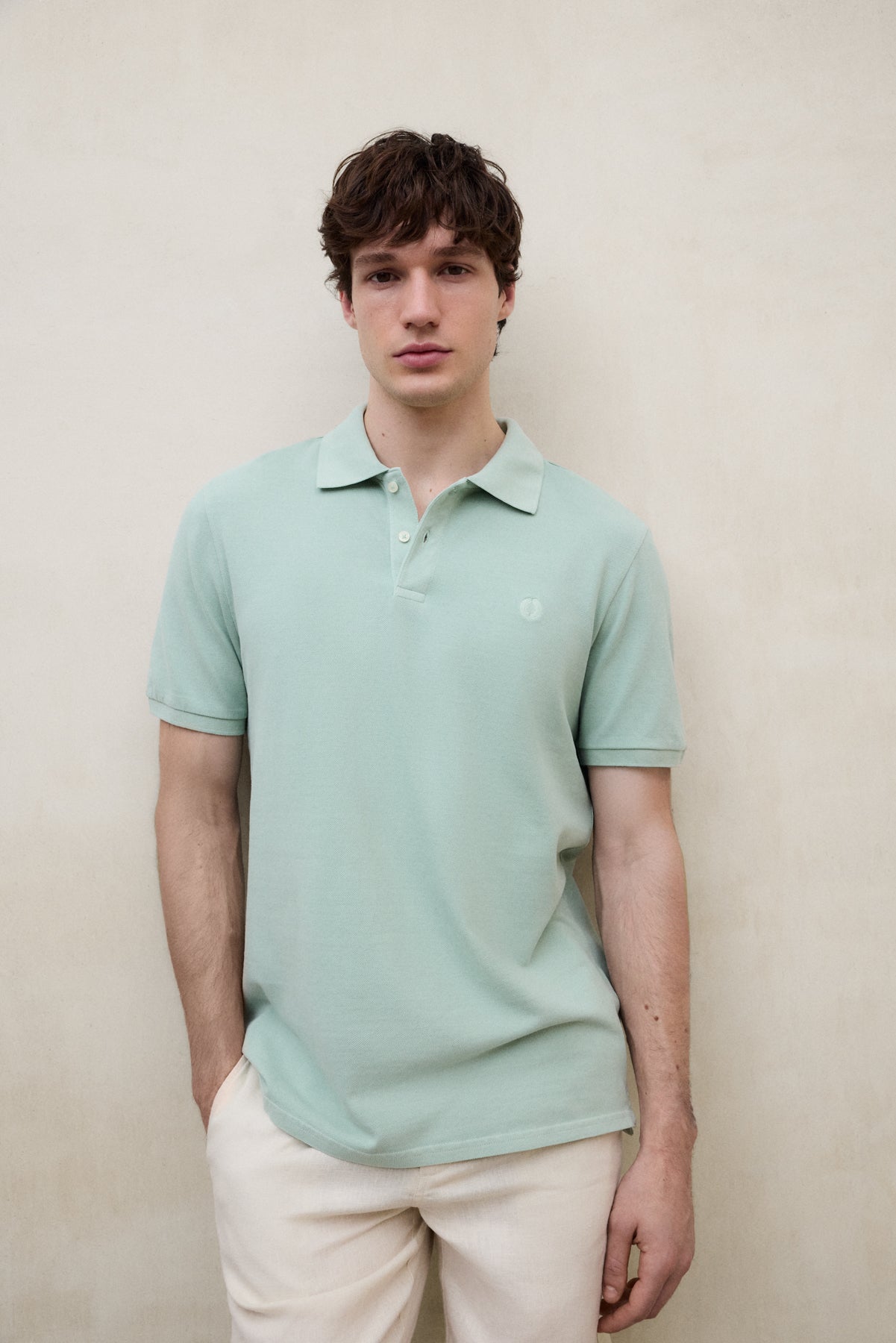 PIQUÉ-POLOSHIRT TEDAN GRÜN