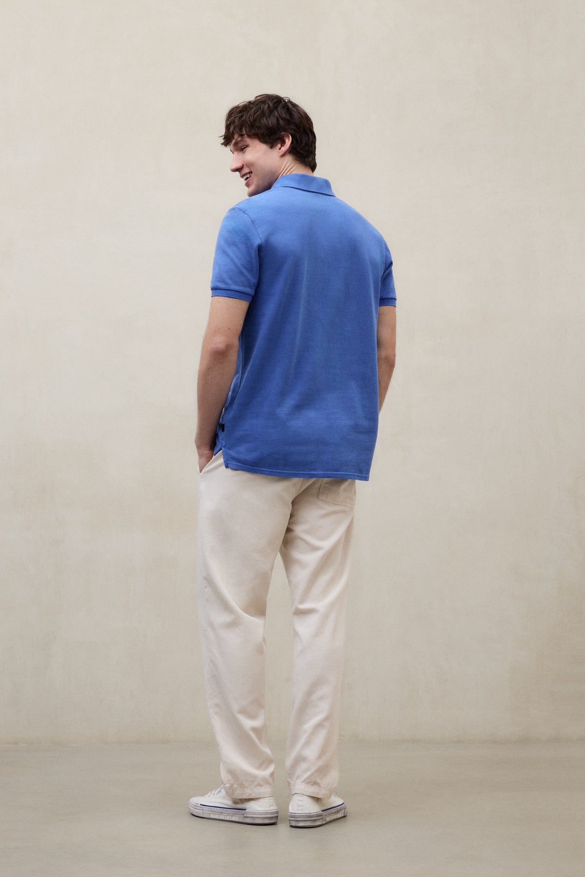 POLO PIQUÉ TEDAN BLEU