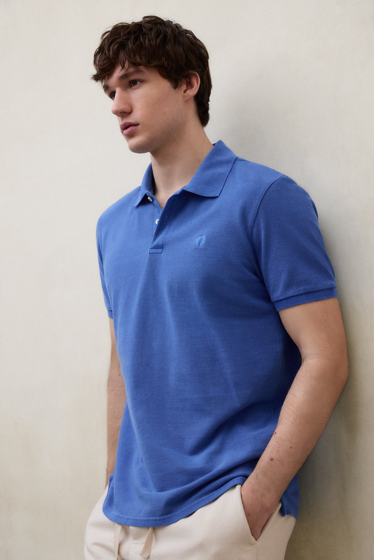 POLO PIQUÉ TEDAN BLEU