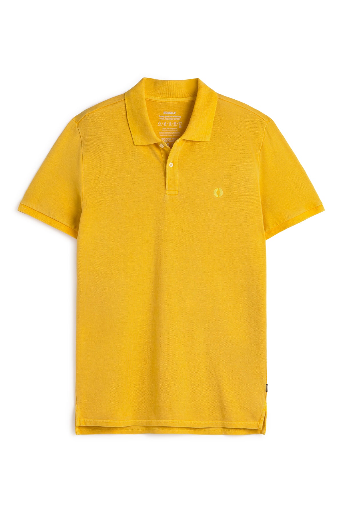 TEDAN YELLOW PIQUÉ POLO SHIRT
