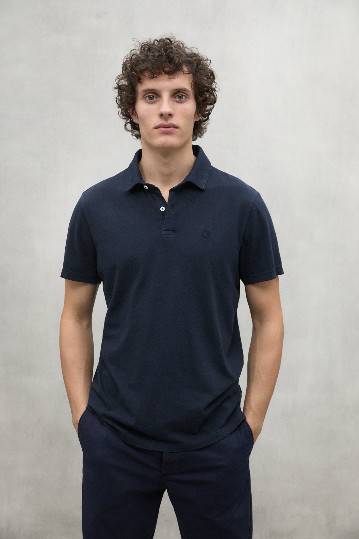 THEO NAVY BLUE POLO JERSEY