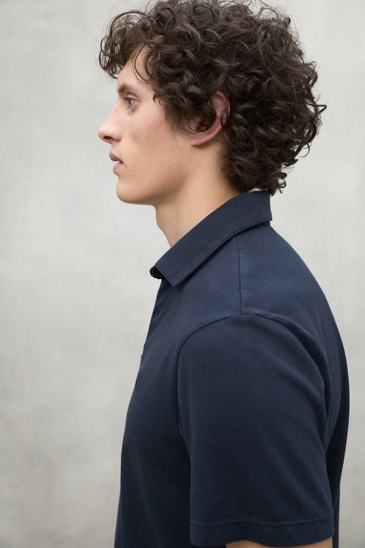 POLO JERSEY THEO BLEU MARINE