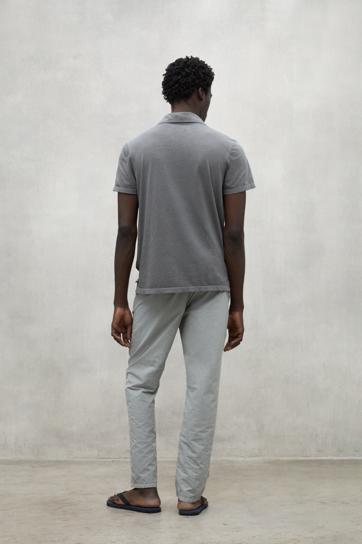 THEO DARK GREY POLO JERSEY