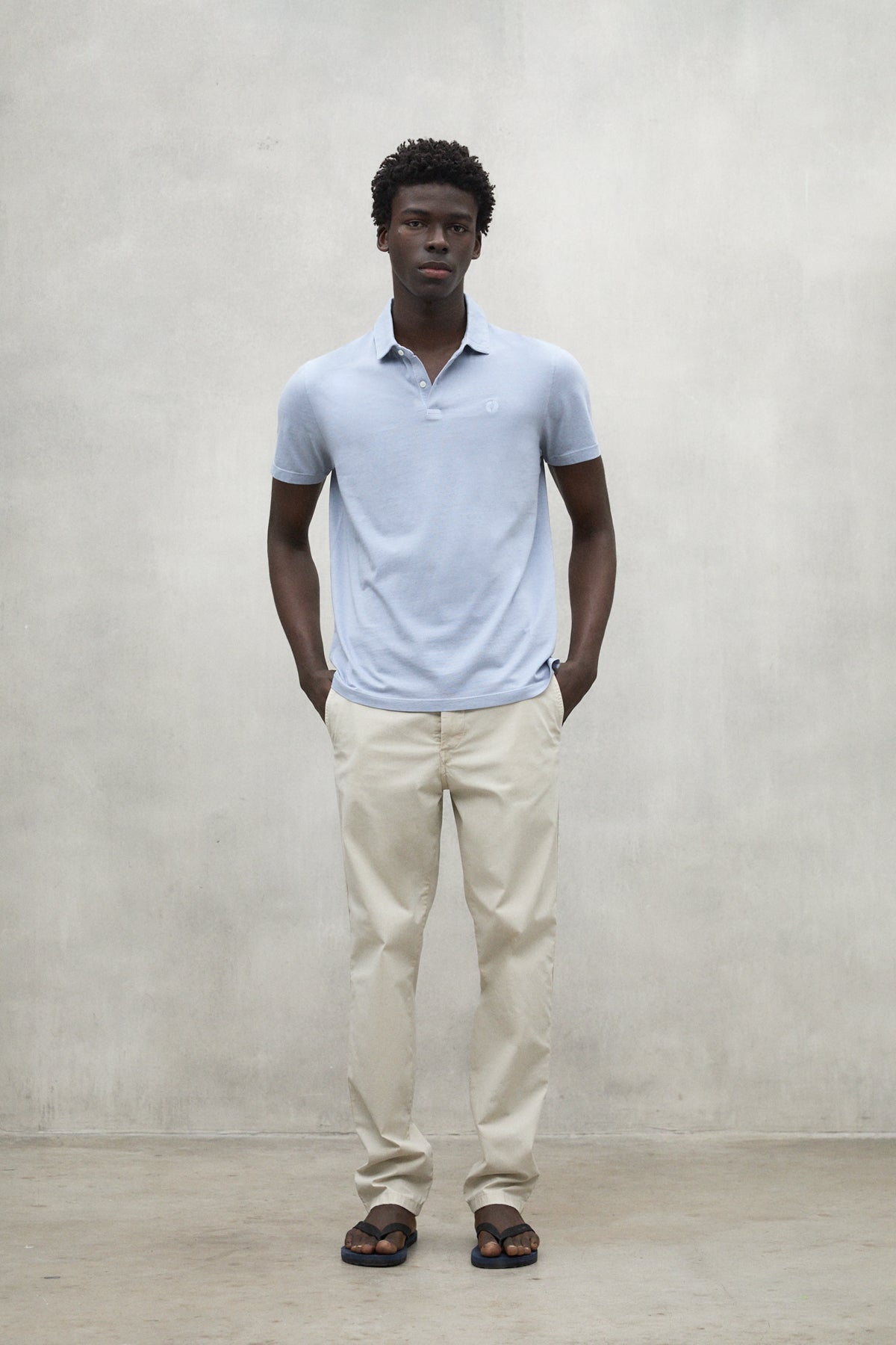 POLO JERSEY THEO BLU